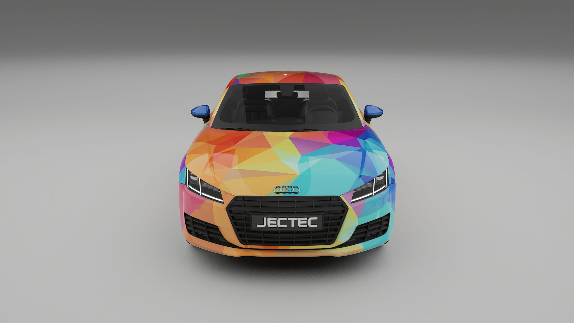 Audi TT Coupe 8S prefacelift pre-LCI VECTOR WIBE Designed Wrap PPF Kit – Printable Polyurethane Film