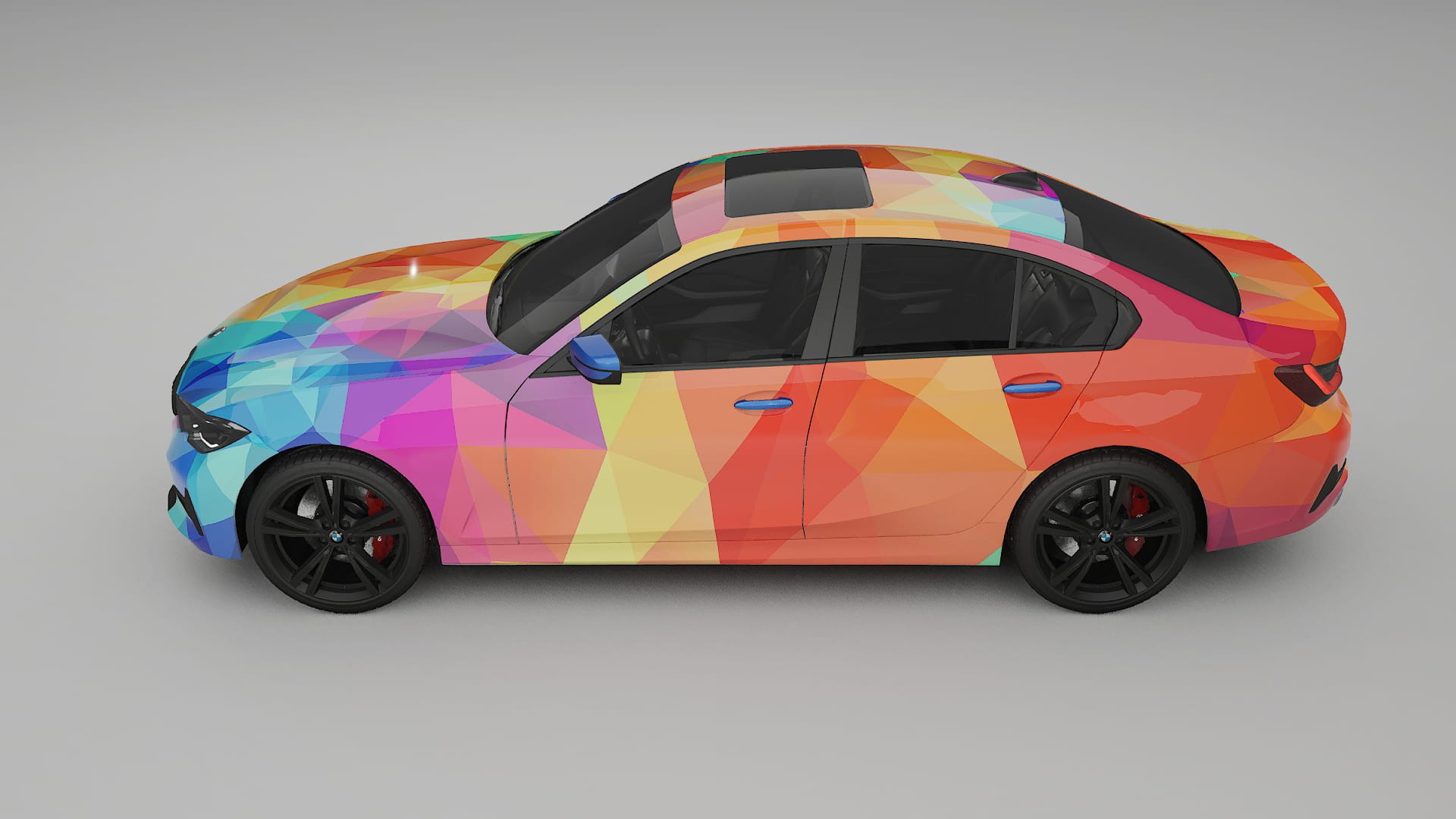 BMW 3 G20 prefacelift pre-LCI VECTOR VIBE – Design-Wrap PPF-Kit aus bedruckbarer Polyurethanfolie
