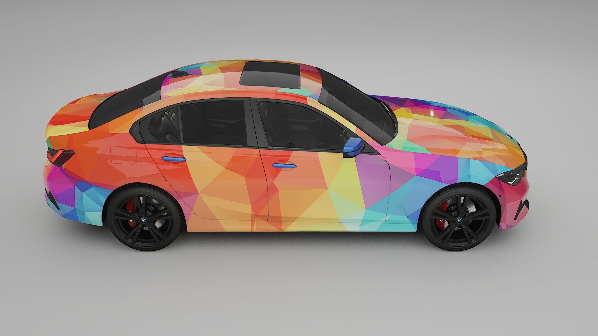 BMW 3 G20 prefacelift pre-LCI VECTOR VIBE Designed Wrap PPF Kit – Printable Polyurethane Film