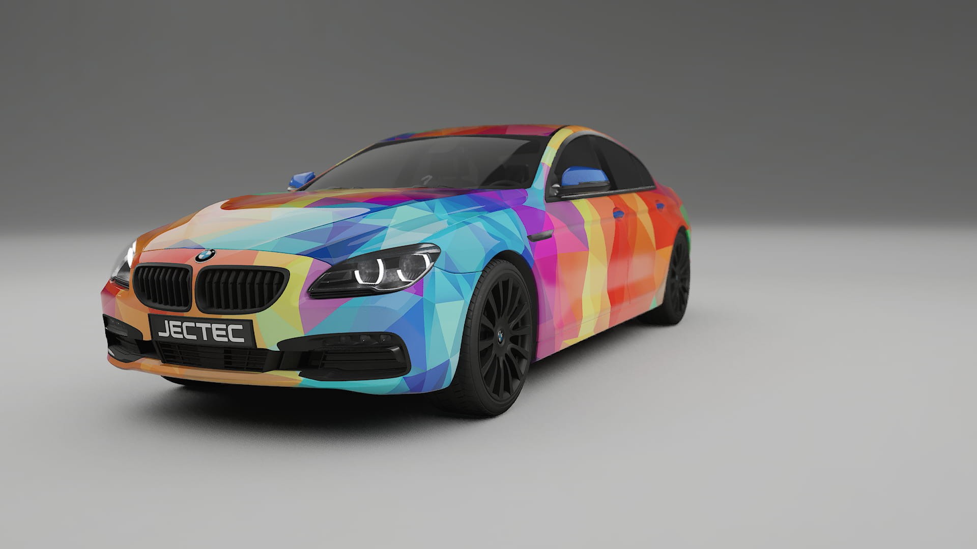 BMW 6 F06 VECTOR VIBE – Design-Wrap PPF-Kit aus bedruckbarer Polyurethanfolie