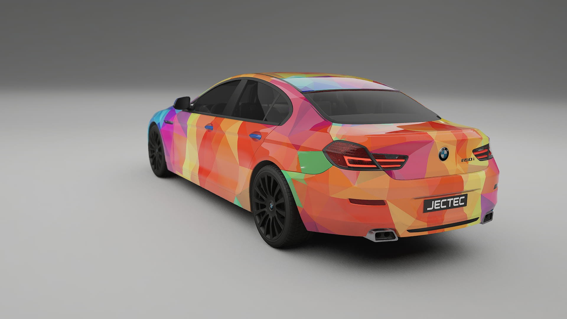 BMW 6 F06 VECTOR VIBE – Design-Wrap PPF-Kit aus bedruckbarer Polyurethanfolie