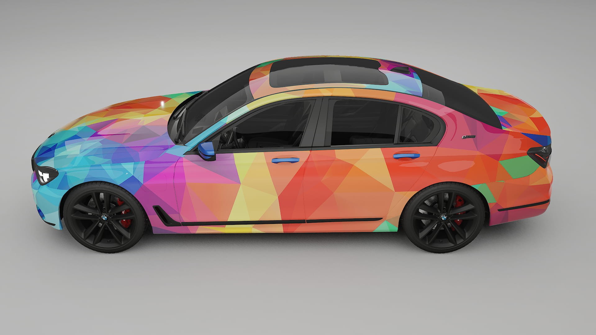 BMW 7 G11 G12 facelift LCI VECTOR VIBE – Design-Wrap PPF-Kit aus bedruckbarer Polyurethanfolie