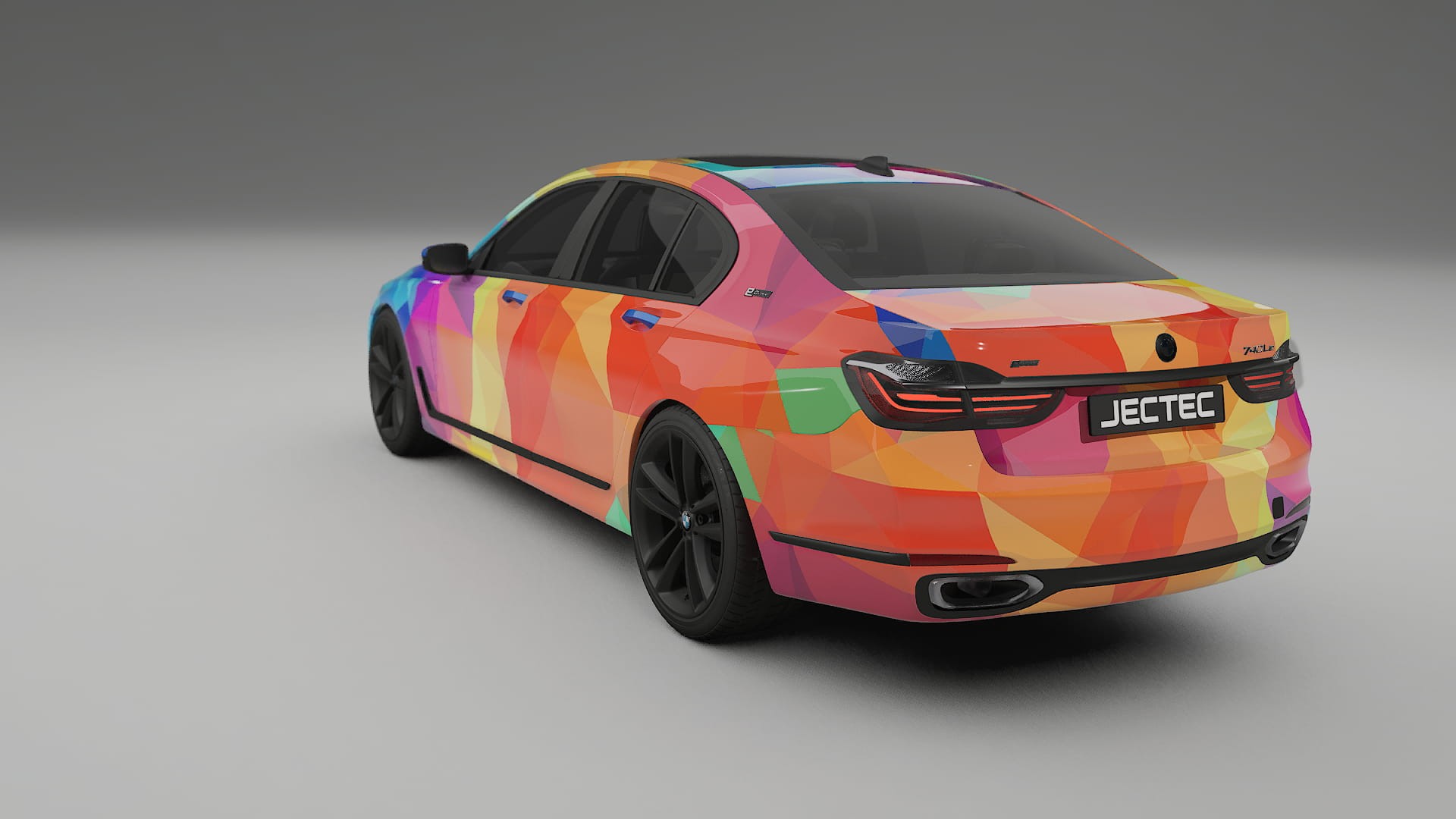 BMW 7 G11 G12 facelift LCI VECTOR VIBE – Design-Wrap PPF-Kit aus bedruckbarer Polyurethanfolie