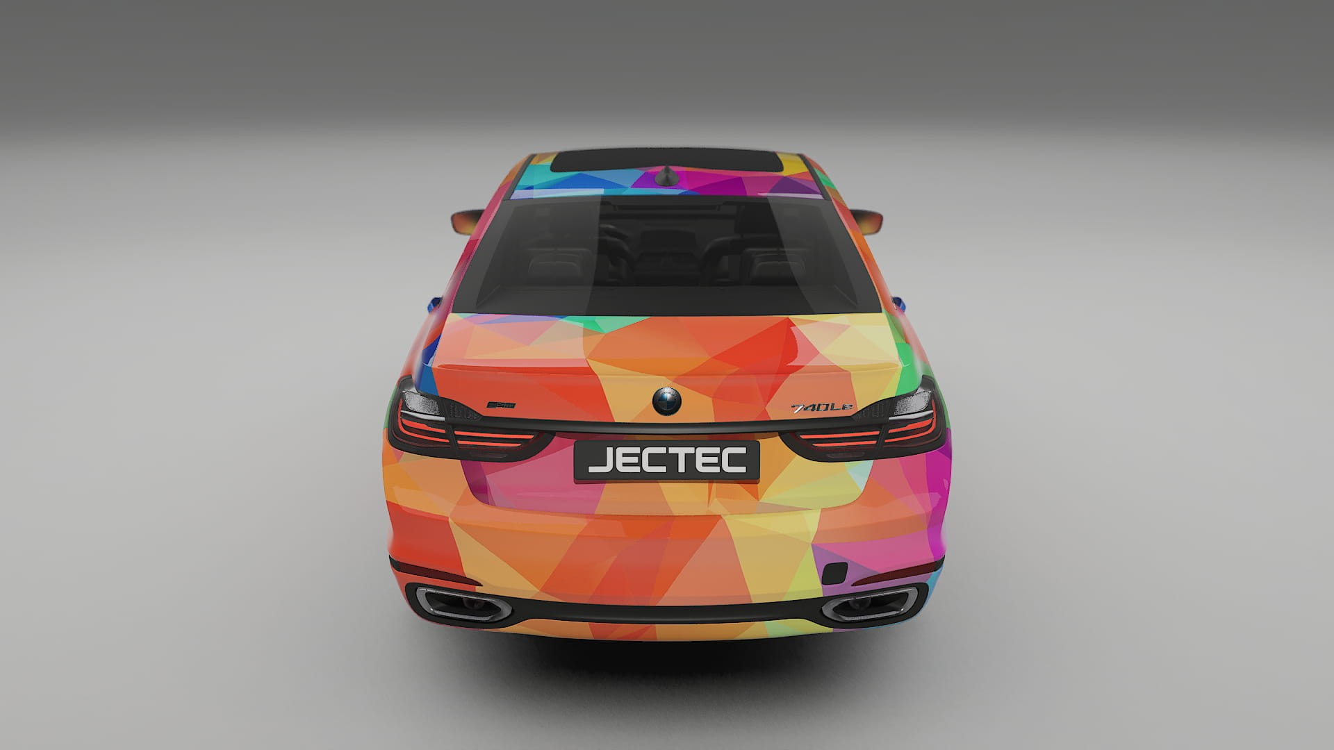 BMW 7 G11 G12 facelift LCI VECTOR VIBE – Design-Wrap PPF-Kit aus bedruckbarer Polyurethanfolie