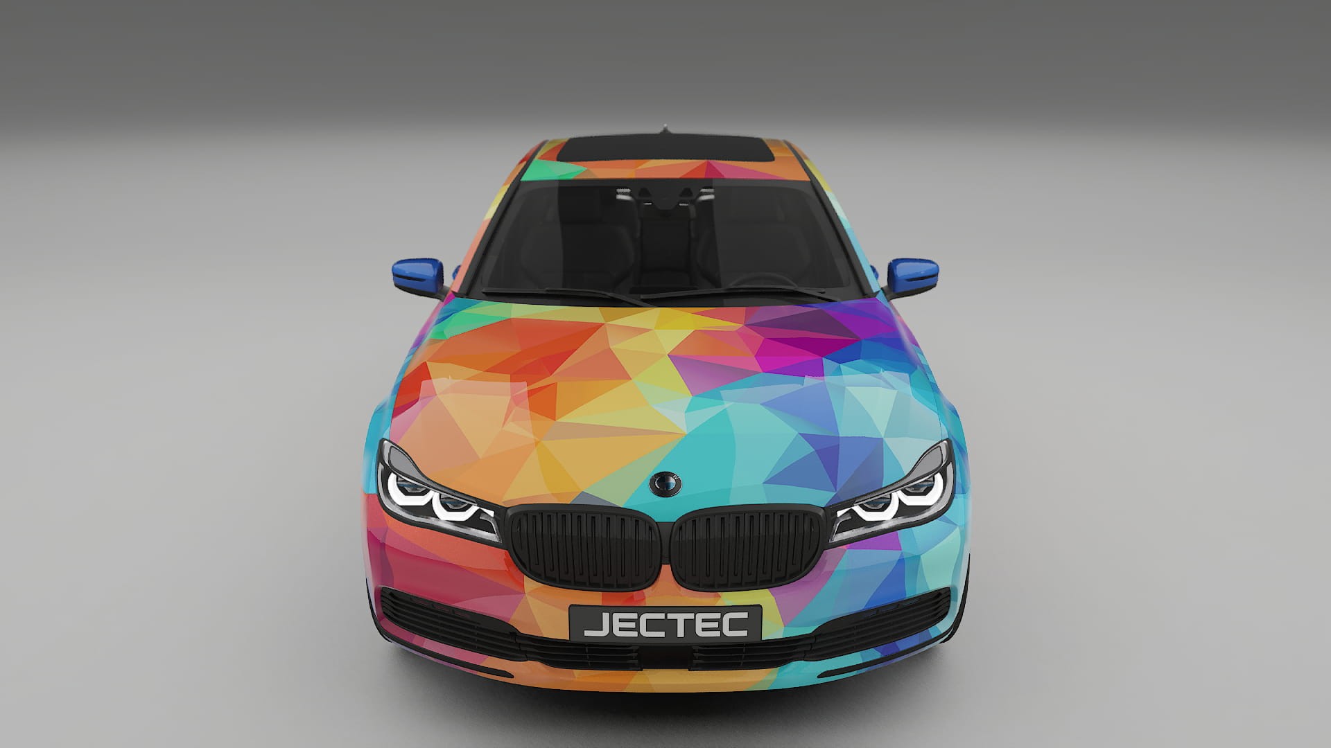 BMW 7 G11 G12 facelift LCI VECTOR VIBE – Design-Wrap PPF-Kit aus bedruckbarer Polyurethanfolie