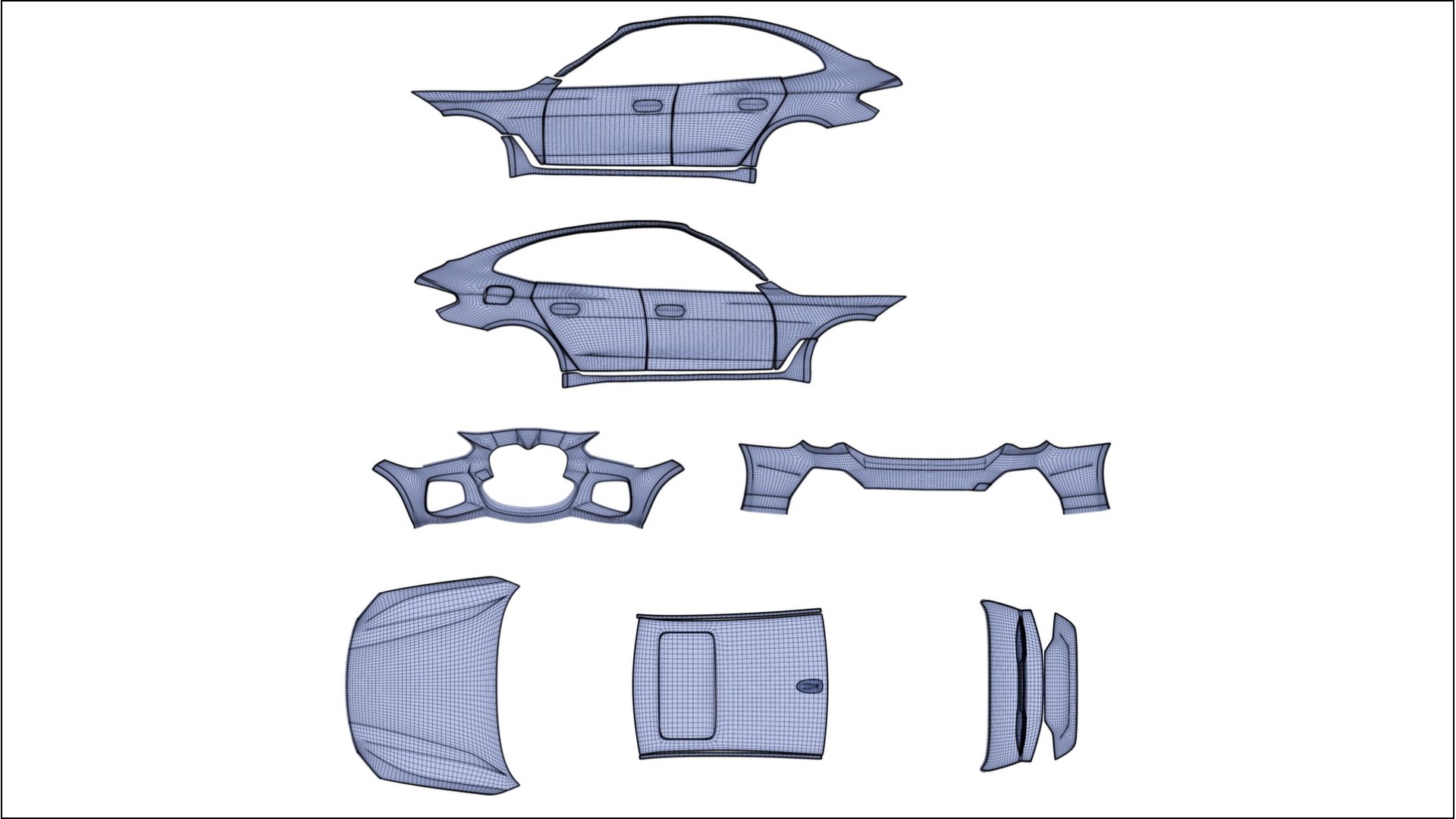 BMW I4 G26 M-Package VECTOR VIBE Designed Wrap PPF Kit – Printable Polyurethane Film