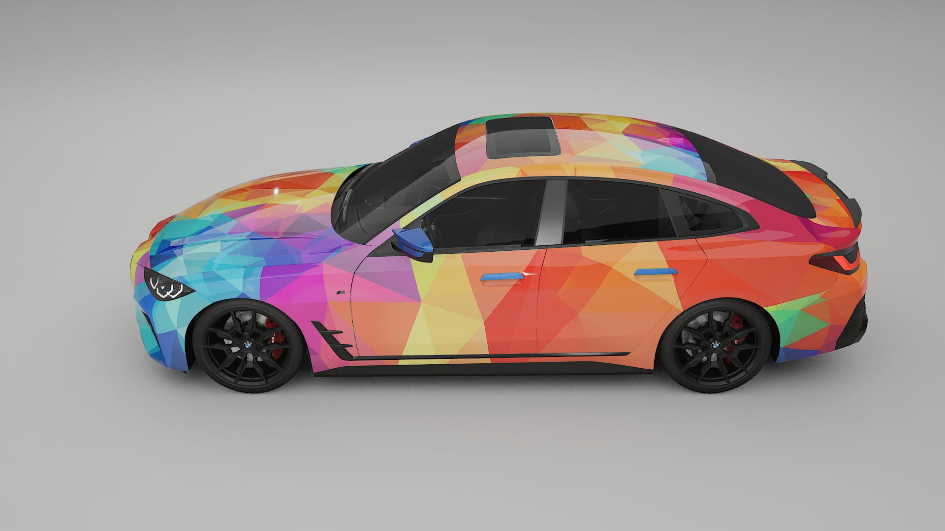BMW I4 G26 M-Package VECTOR WIBE Designed Wrap PPF Kit – Printable Polyurethane Film