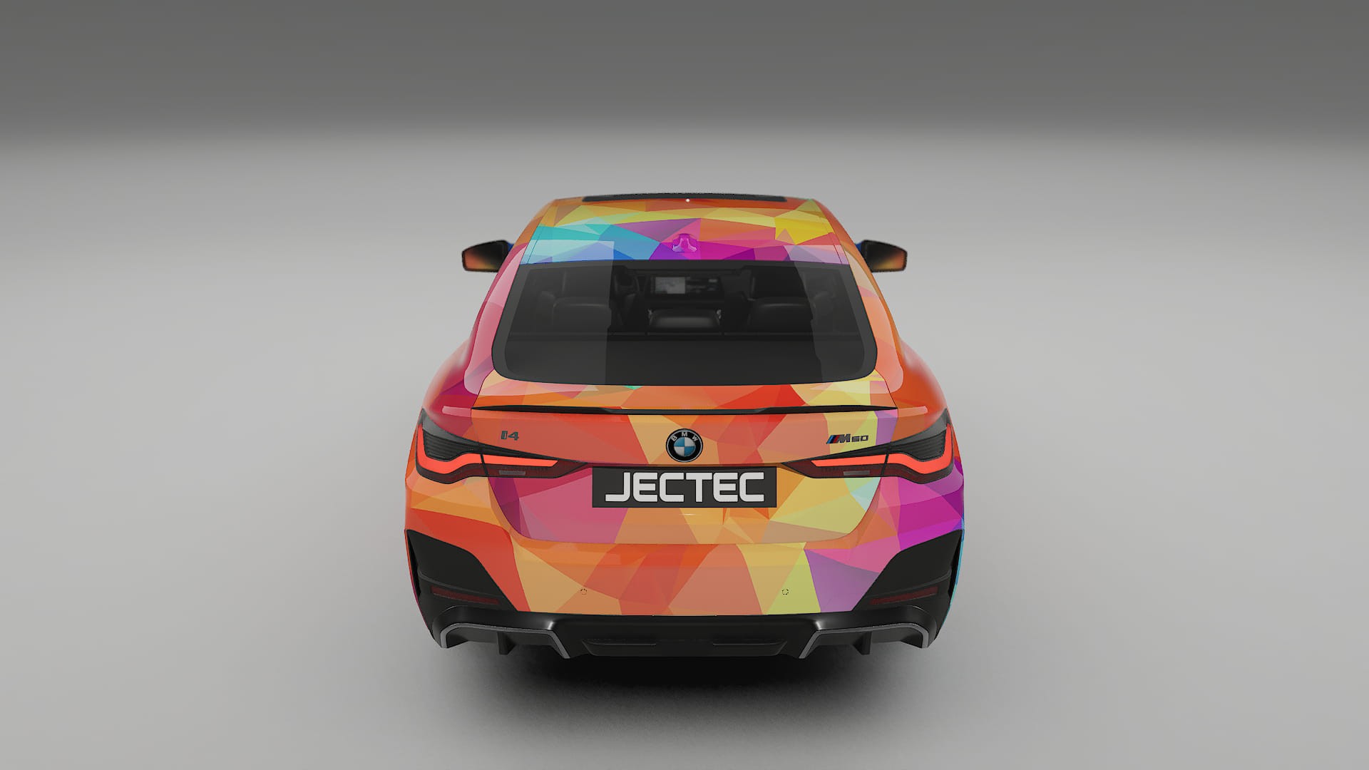 BMW I4 G26 M-Package VECTOR VIBE Designed Wrap PPF Kit – Printable Polyurethane Film