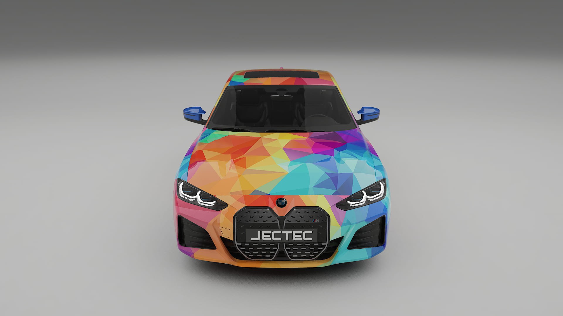 BMW I4 G26 M-Package VECTOR VIBE Designed Wrap PPF Kit – Printable Polyurethane Film