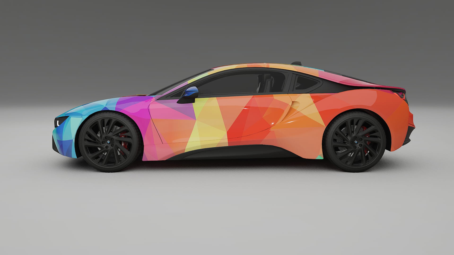 BMW I8 I12 VECTOR WIBE Designed Wrap PPF Kit – Printable Polyurethane Film