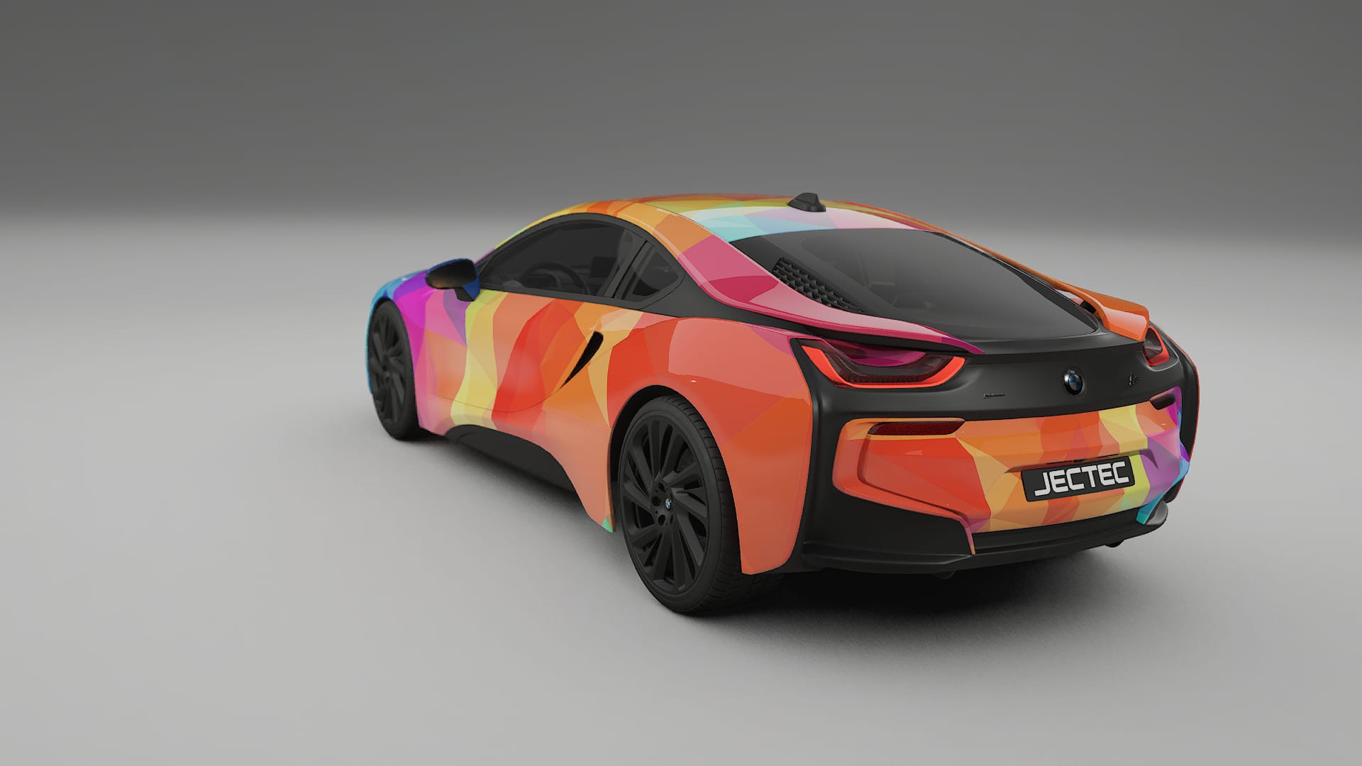 BMW I8 I12 VECTOR WIBE Designed Wrap PPF Kit – Printable Polyurethane Film