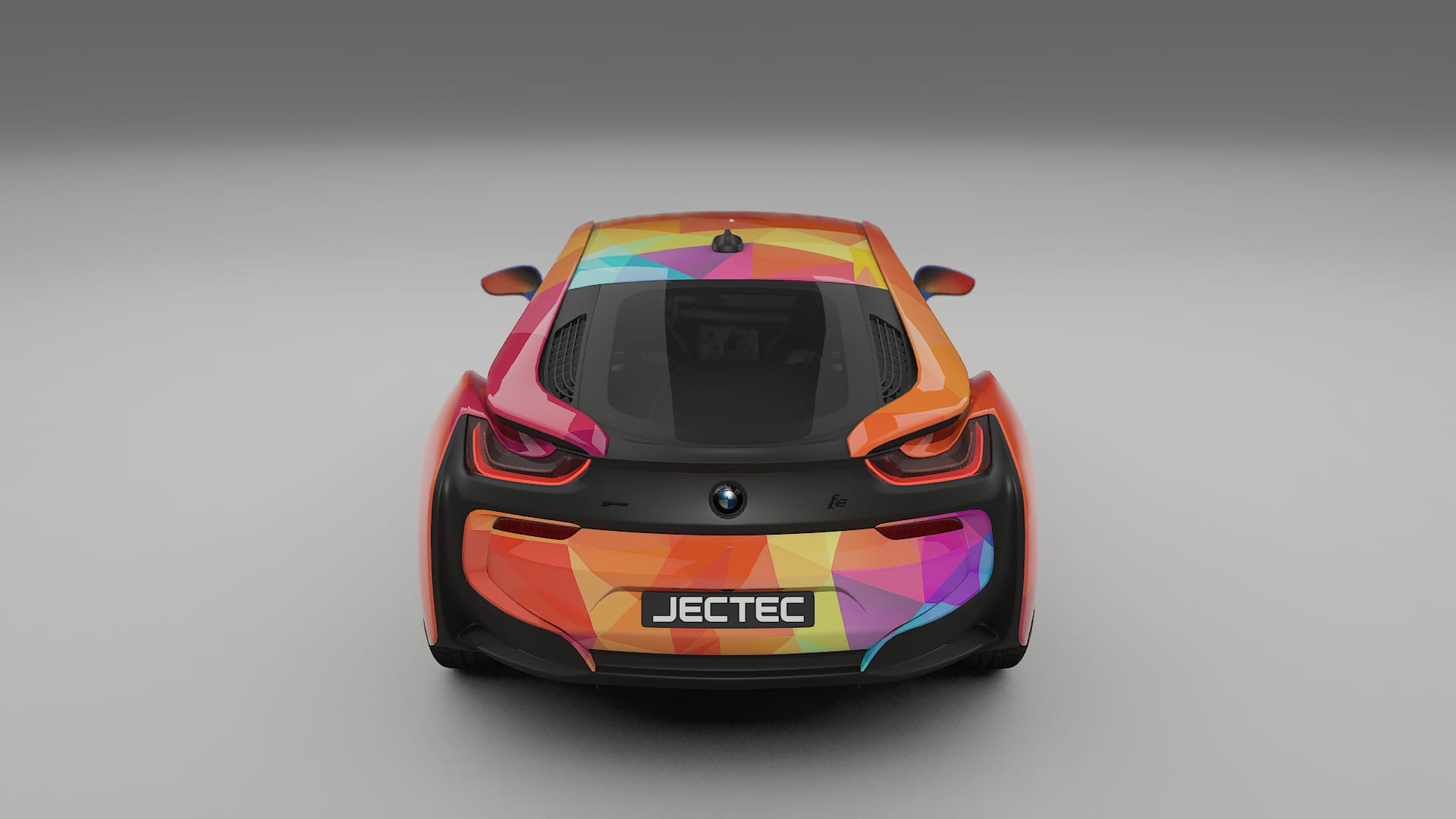 BMW I8 I12 VECTOR VIBE – Design-Wrap PPF-Kit aus bedruckbarer Polyurethanfolie