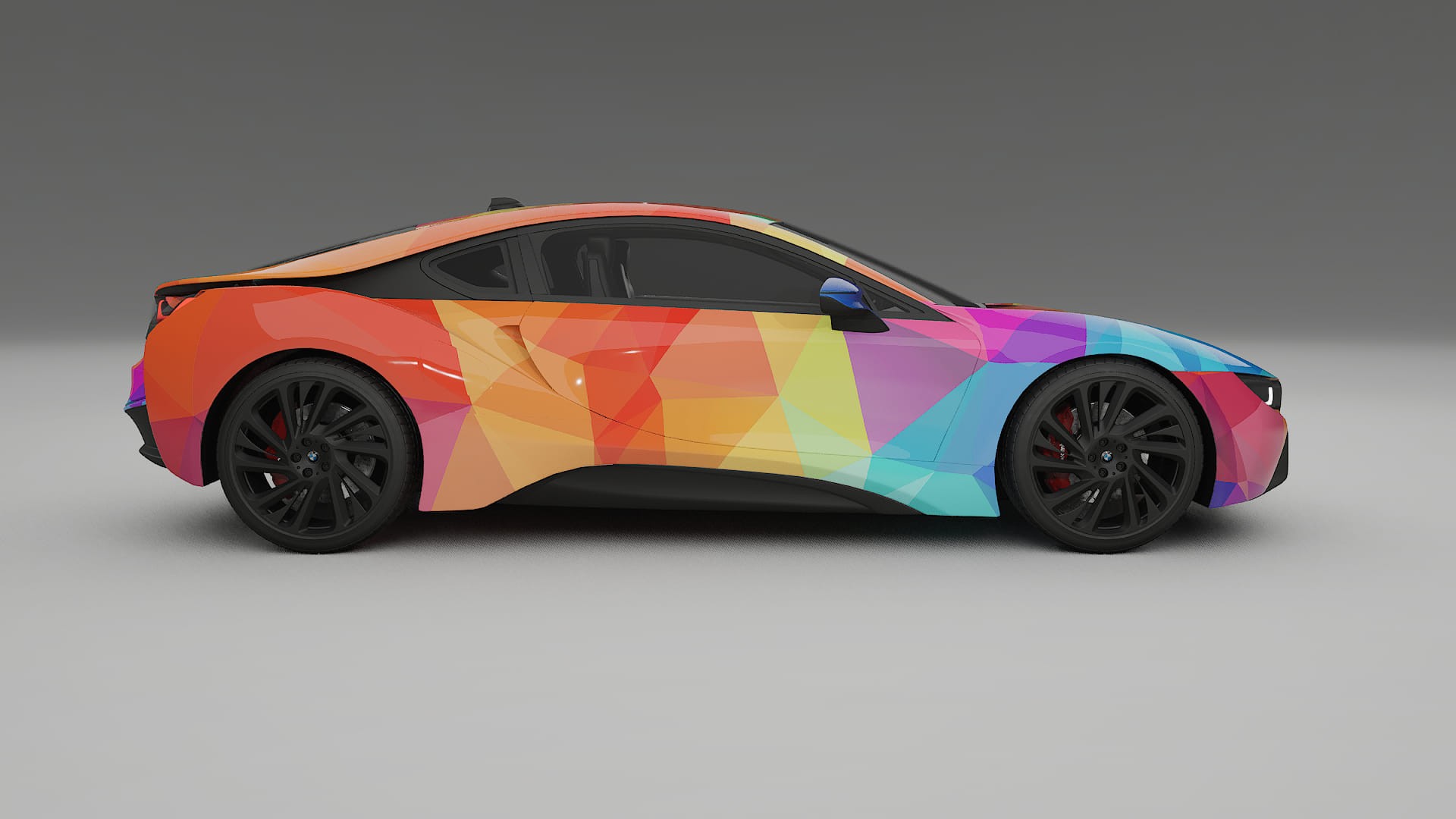 BMW I8 I12 VECTOR WIBE Designed Wrap PPF Kit – Printable Polyurethane Film