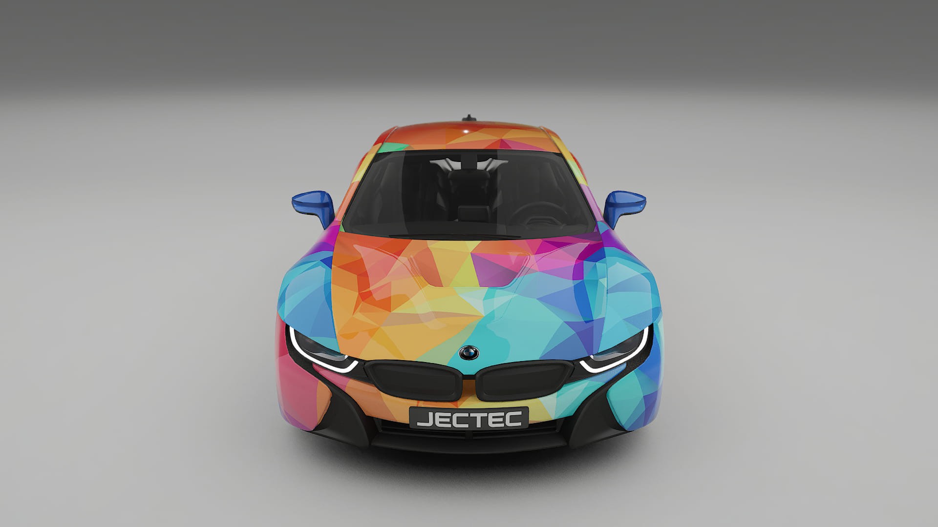 BMW I8 I12 VECTOR VIBE Designed Wrap PPF Kit – Printable Polyurethane Film