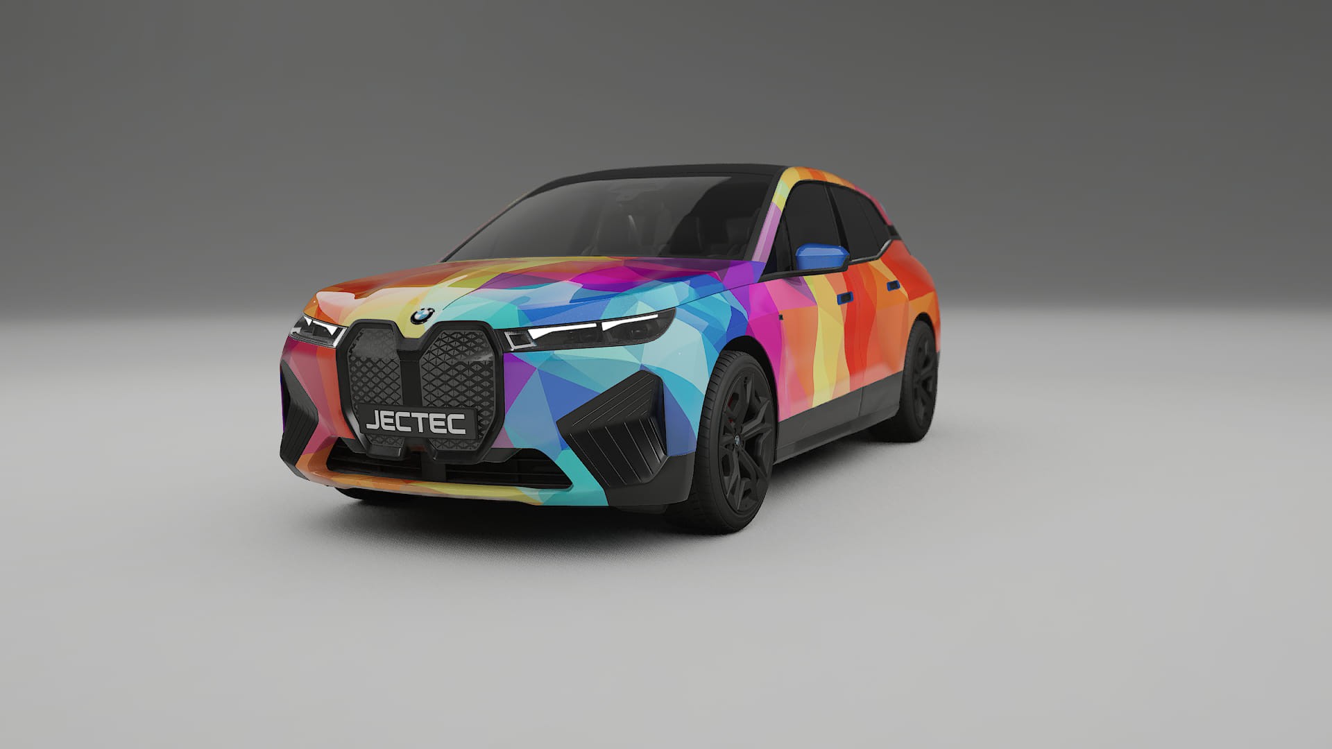 BMW iX M60 VECTOR VIBE Designed Wrap PPF Kit – Printable Polyurethane Film