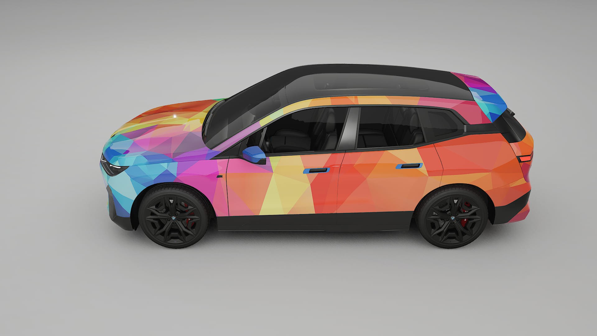 BMW iX M60 VECTOR WIBE Designed Wrap PPF Kit – Printable Polyurethane Film