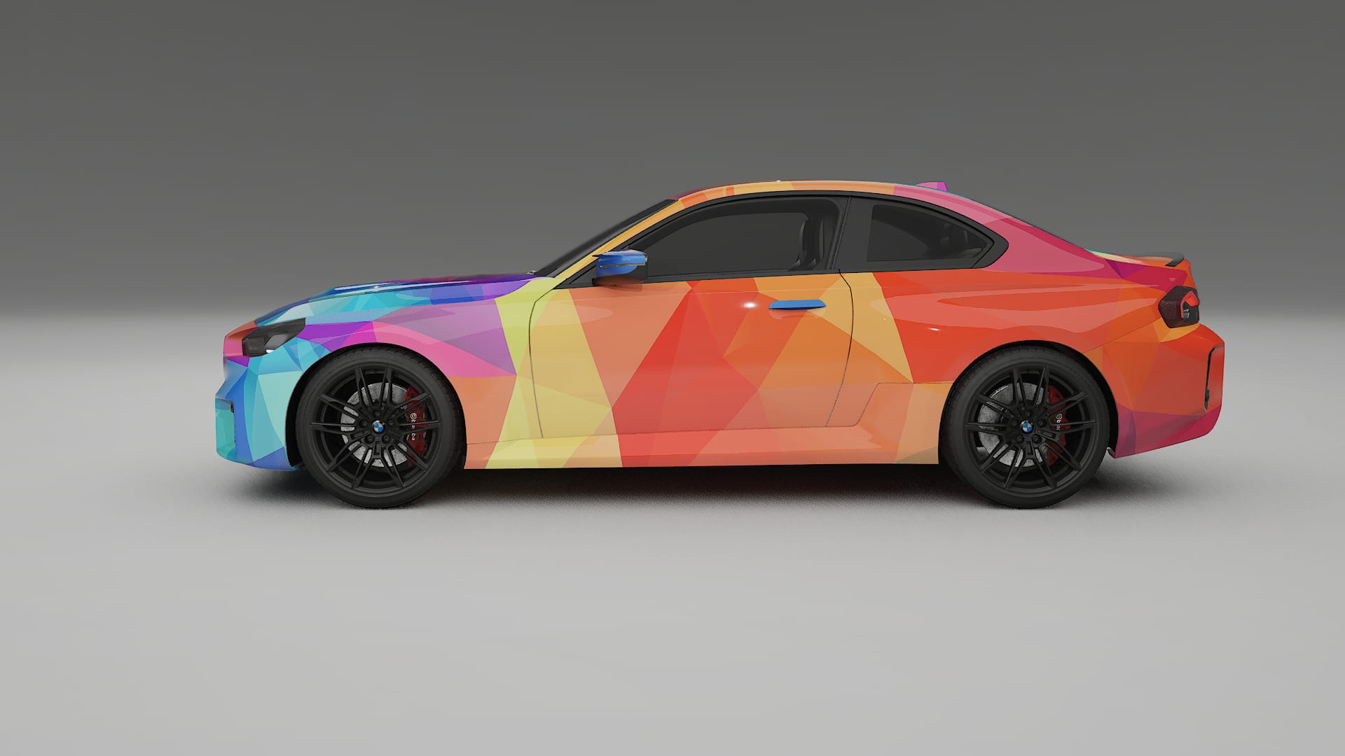 BMW M2 G87 VECTOR VIBE – Design-Wrap PPF-Kit aus bedruckbarer Polyurethanfolie