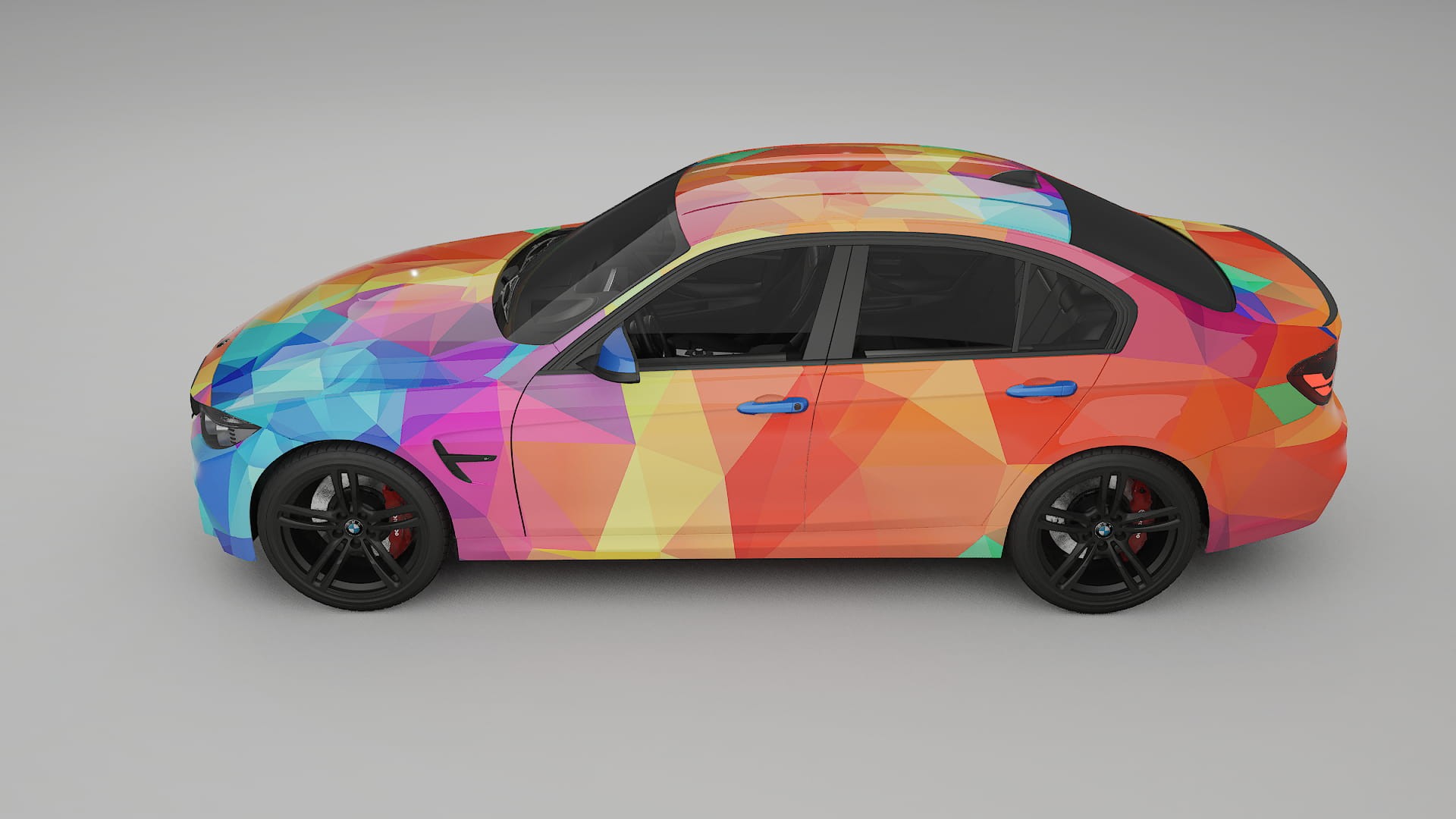BMW M3 F80 VECTOR VIBE – Design-Wrap PPF-Kit aus bedruckbarer Polyurethanfolie