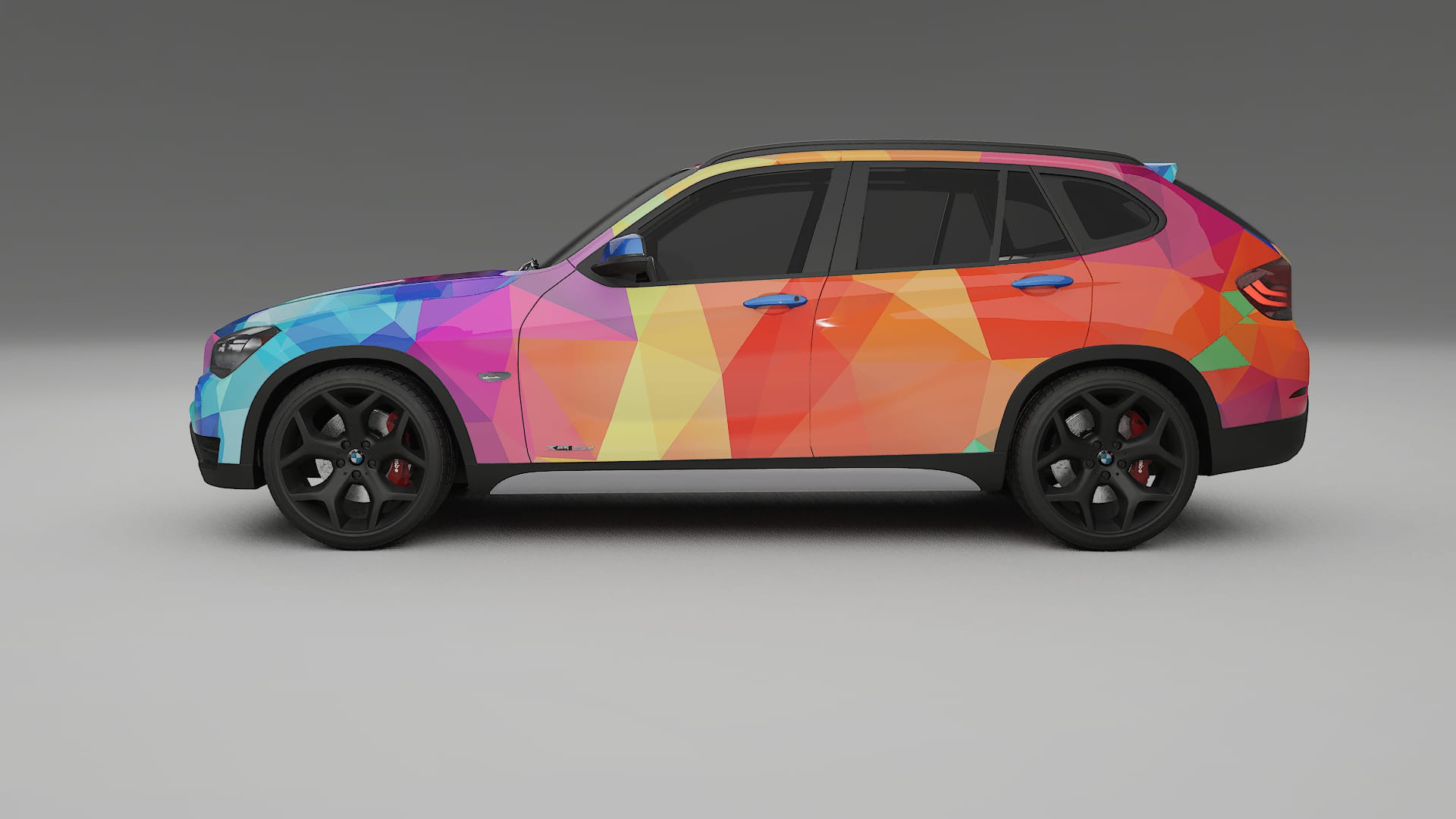 BMW X1 E84 VECTOR VIBE Designed Wrap PPF Kit – Printable Polyurethane Film