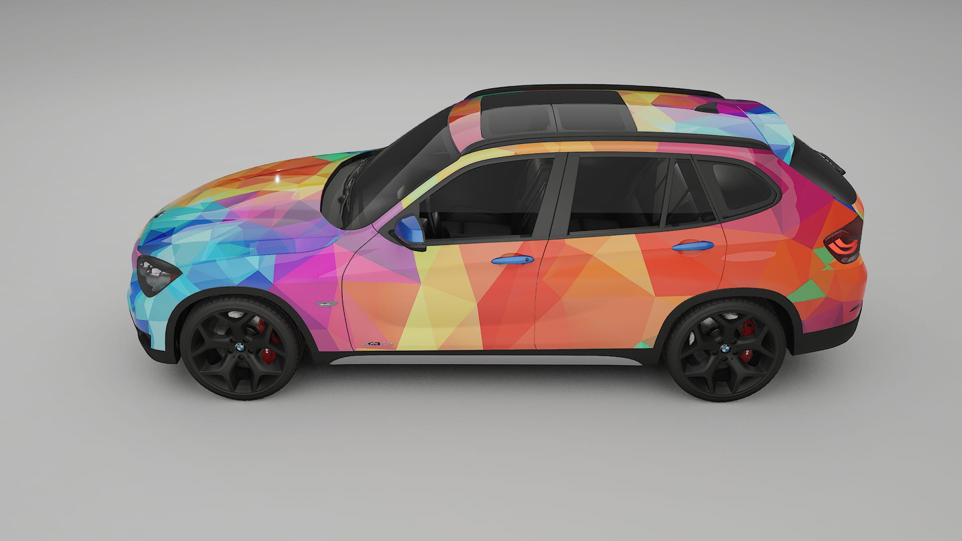 BMW X1 E84 VECTOR VIBE Designed Wrap PPF Kit – Printable Polyurethane Film