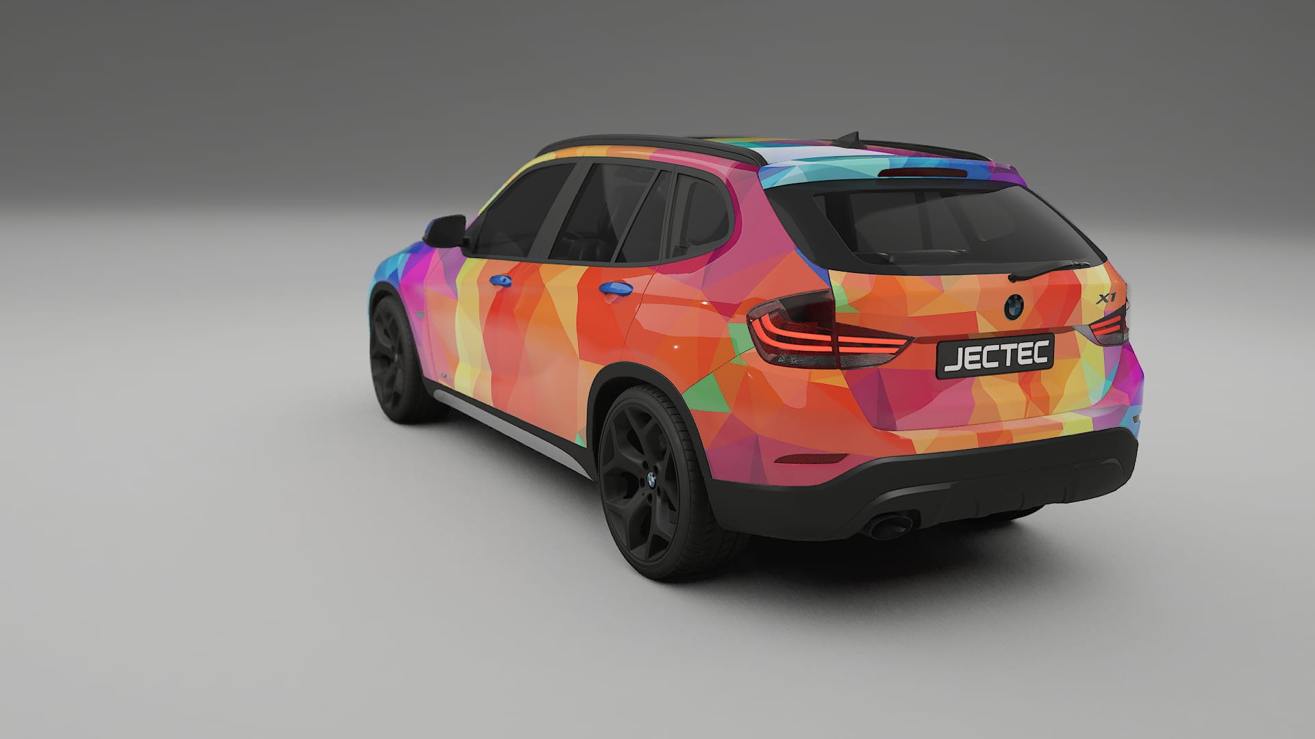 BMW X1 E84 VECTOR VIBE Designed Wrap PPF Kit – Printable Polyurethane Film