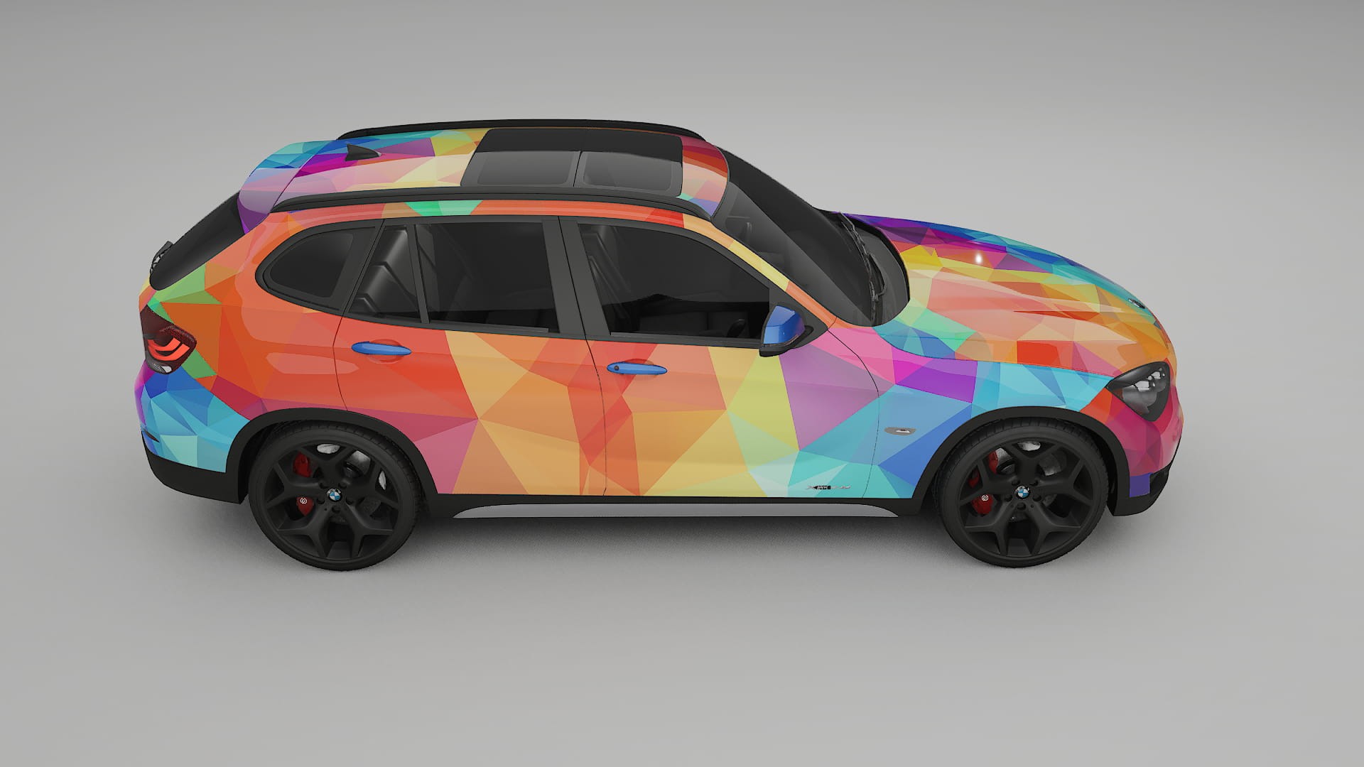 BMW X1 E84 VECTOR VIBE Designed Wrap PPF Kit – Printable Polyurethane Film