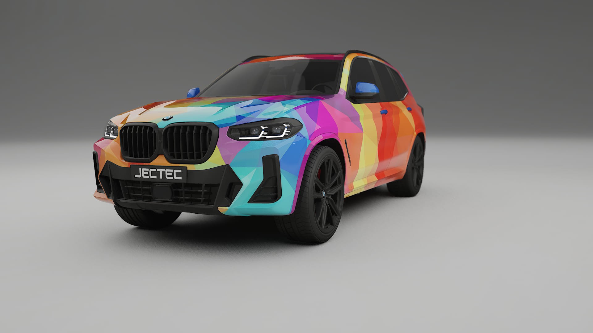 BMW X3 G01 facelift VECTOR VIBE – Design-Wrap PPF-Kit aus bedruckbarer Polyurethanfolie