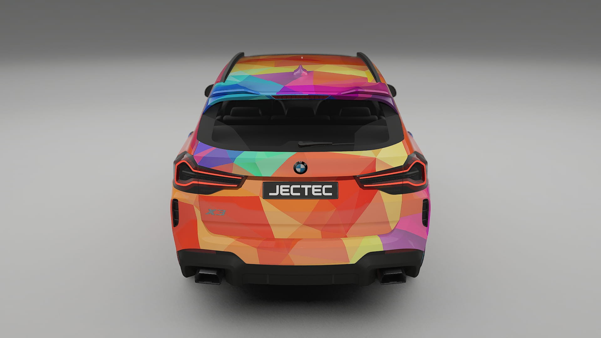BMW X3 G01 facelift VECTOR VIBE – Design-Wrap PPF-Kit aus bedruckbarer Polyurethanfolie