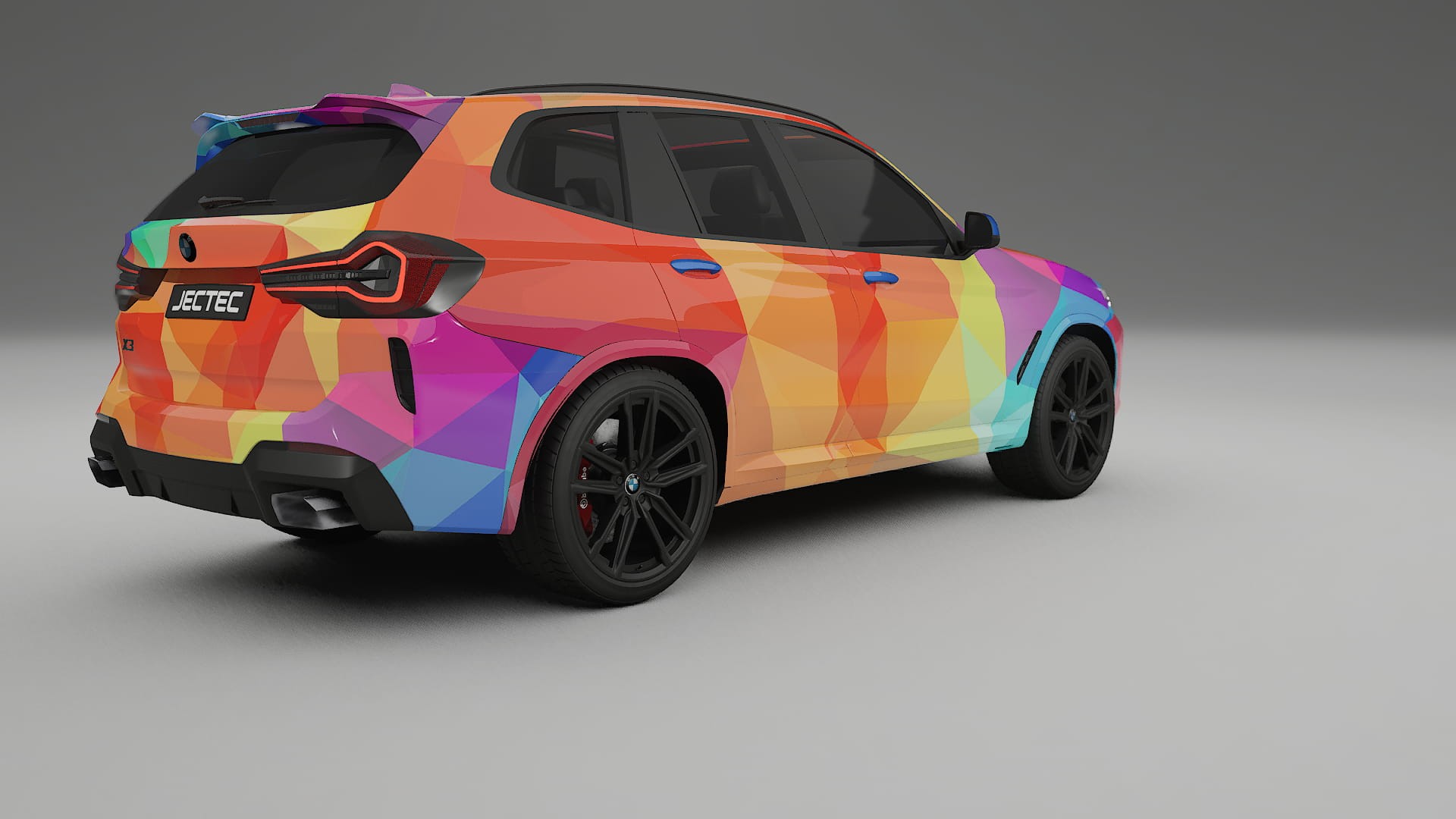 BMW X3 G01 facelift VECTOR VIBE – Design-Wrap PPF-Kit aus bedruckbarer Polyurethanfolie