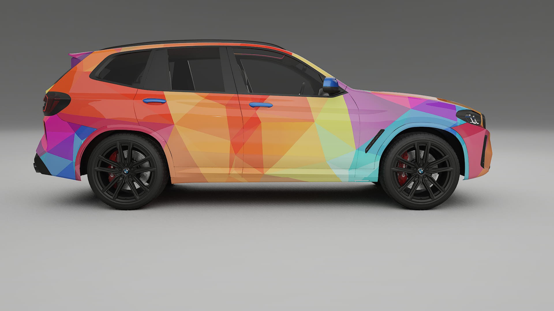 BMW X3 G01 facelift VECTOR VIBE – Design-Wrap PPF-Kit aus bedruckbarer Polyurethanfolie