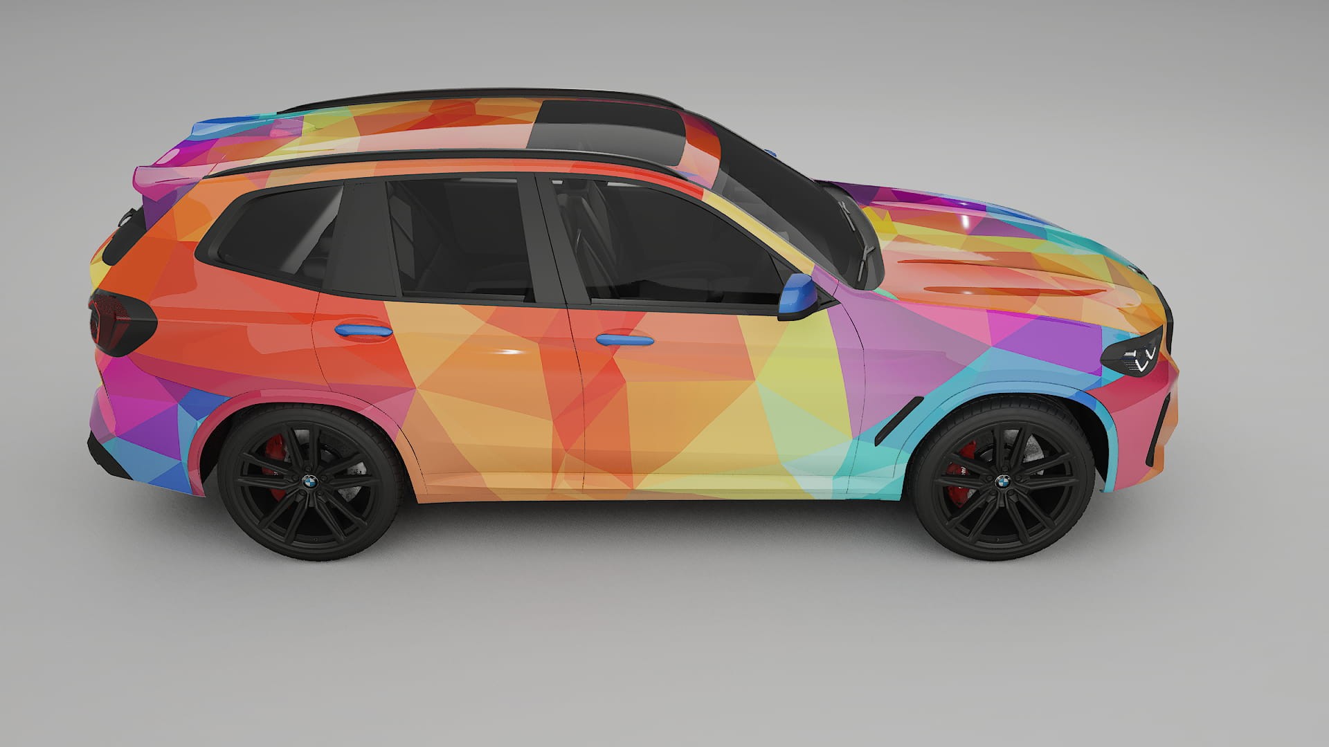 BMW X3 G01 facelift VECTOR VIBE – Design-Wrap PPF-Kit aus bedruckbarer Polyurethanfolie