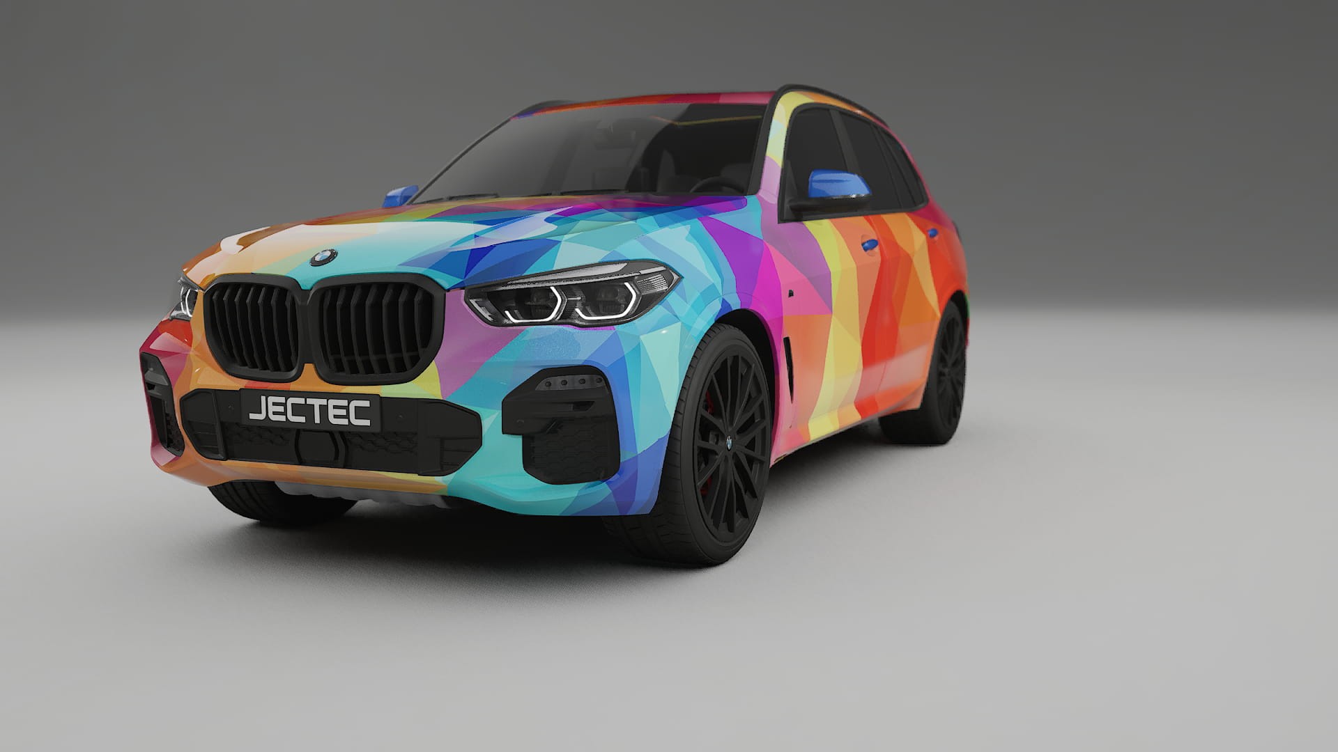 BMW X5 G05 M-Sport VECTOR VIBE – Design-Wrap PPF-Kit aus bedruckbarer Polyurethanfolie