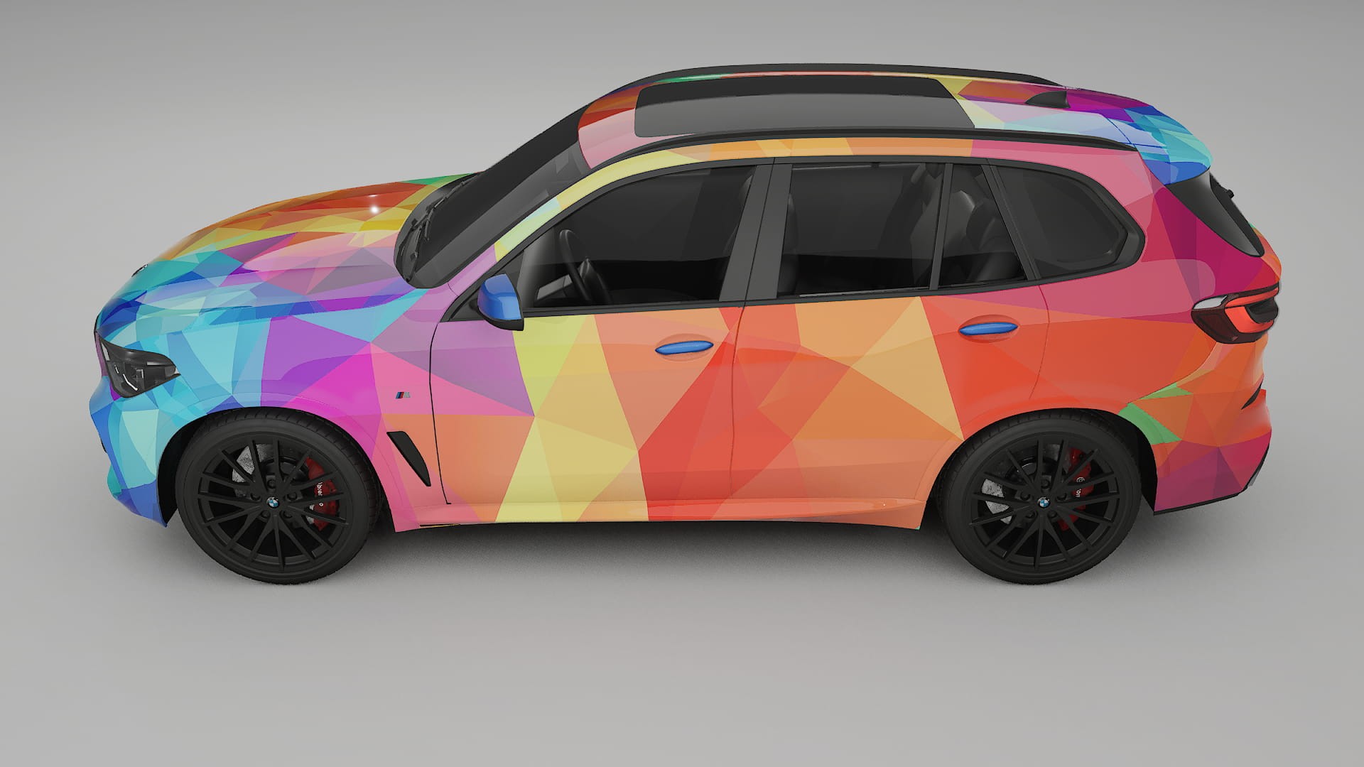 BMW X5 G05 M-Sport VECTOR VIBE Designed Wrap PPF Kit – Printable Polyurethane Film