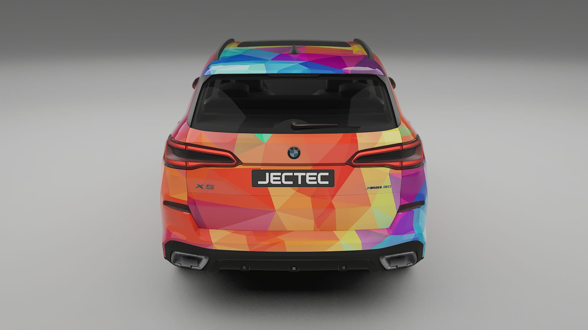 BMW X5 G05 M-Sport VECTOR VIBE – Design-Wrap PPF-Kit aus bedruckbarer Polyurethanfolie