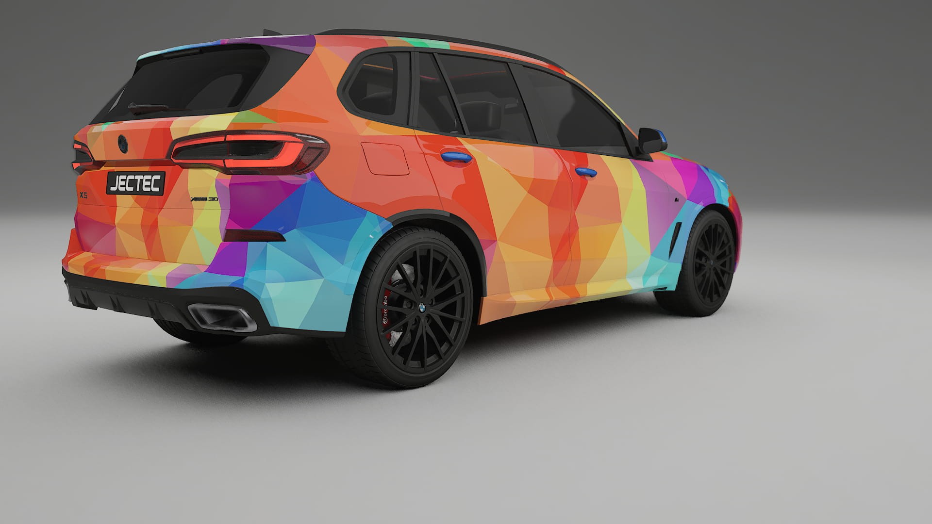 BMW X5 G05 M-Sport VECTOR VIBE – Design-Wrap PPF-Kit aus bedruckbarer Polyurethanfolie