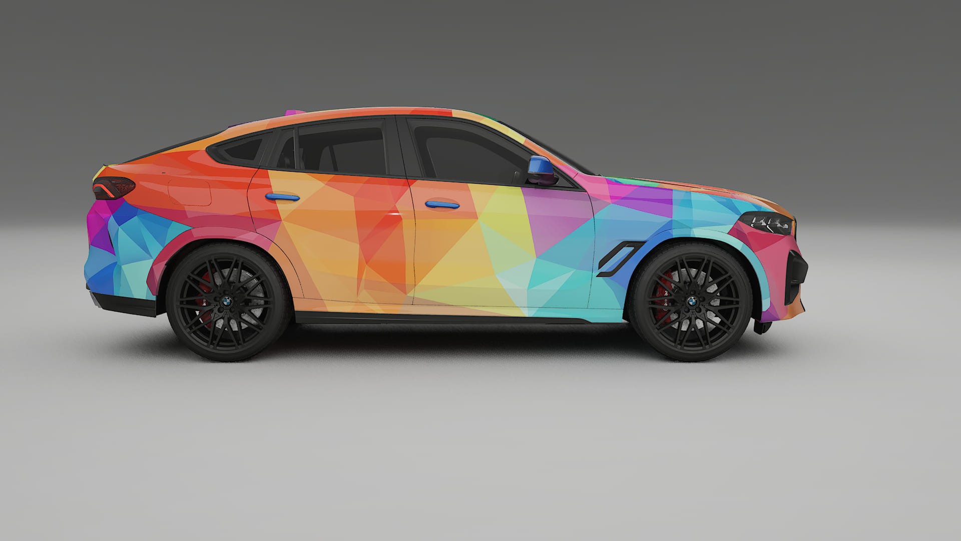BMW X6 F96 Competition VECTOR VIBE – Design-Wrap PPF-Kit aus bedruckbarer Polyurethanfolie