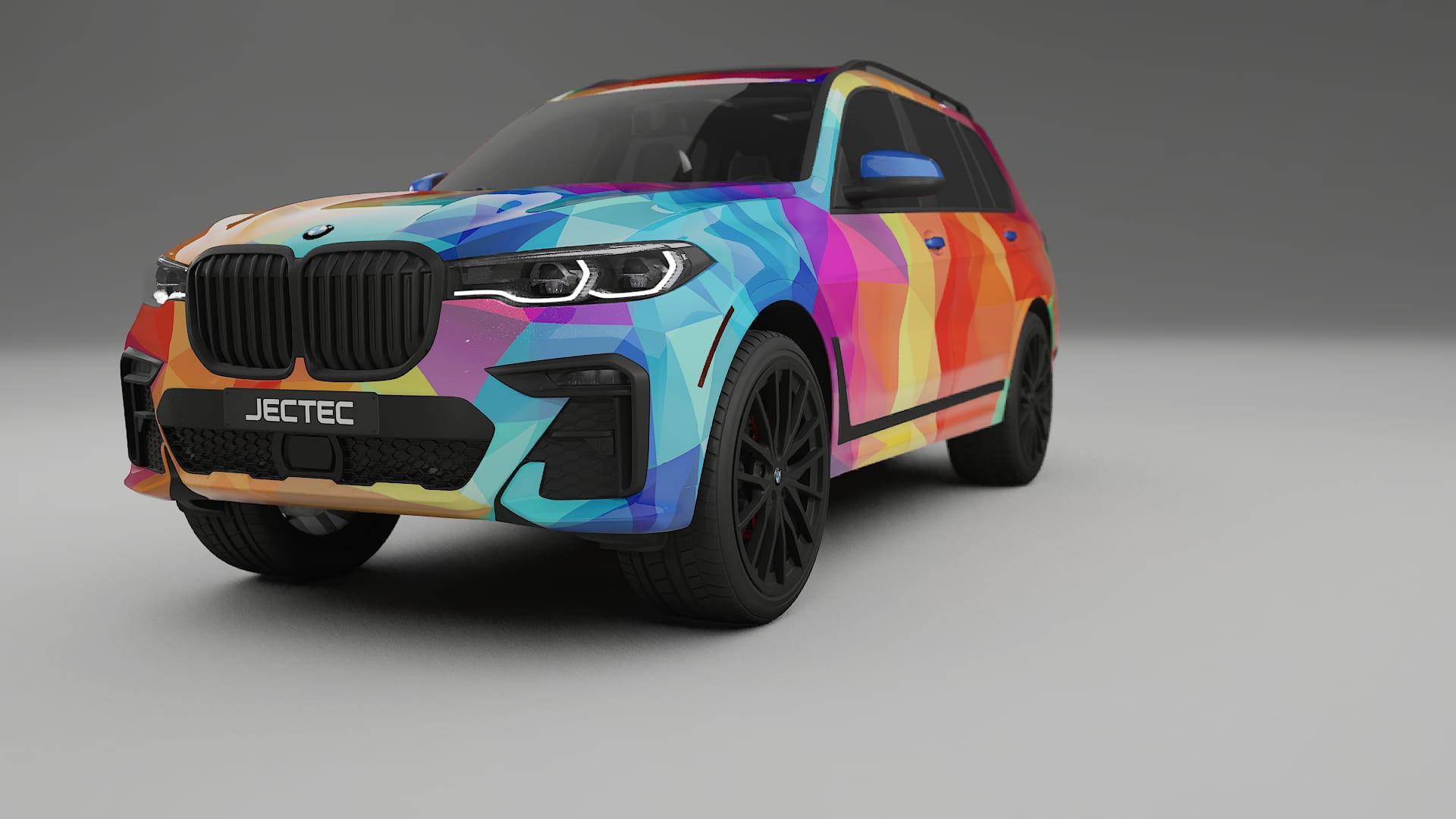 BMW X7 M G07 VECTOR VIBE Designed Wrap PPF Kit – Printable Polyurethane Film