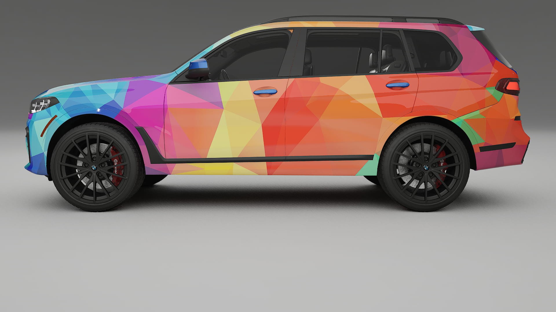 BMW X7 M G07 VECTOR VIBE – Design-Wrap PPF-Kit aus bedruckbarer Polyurethanfolie