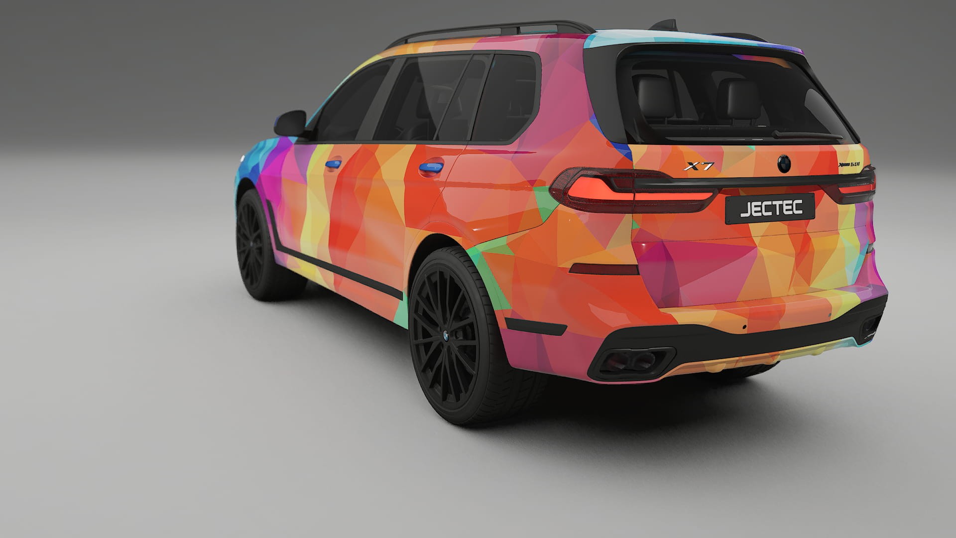 BMW X7 M G07 VECTOR VIBE Designed Wrap PPF Kit – Printable Polyurethane Film