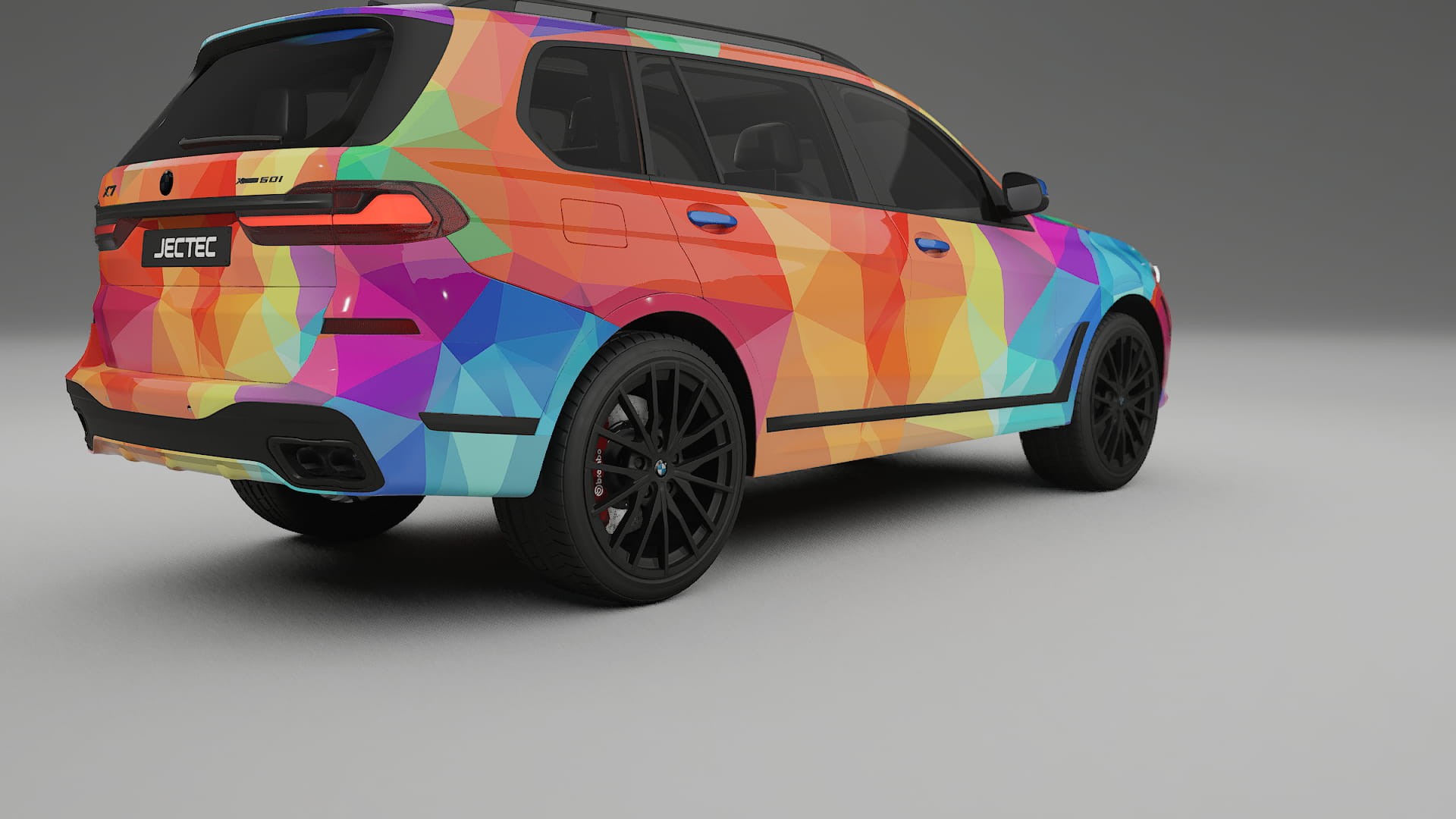 BMW X7 M G07 VECTOR VIBE Designed Wrap PPF Kit – Printable Polyurethane Film