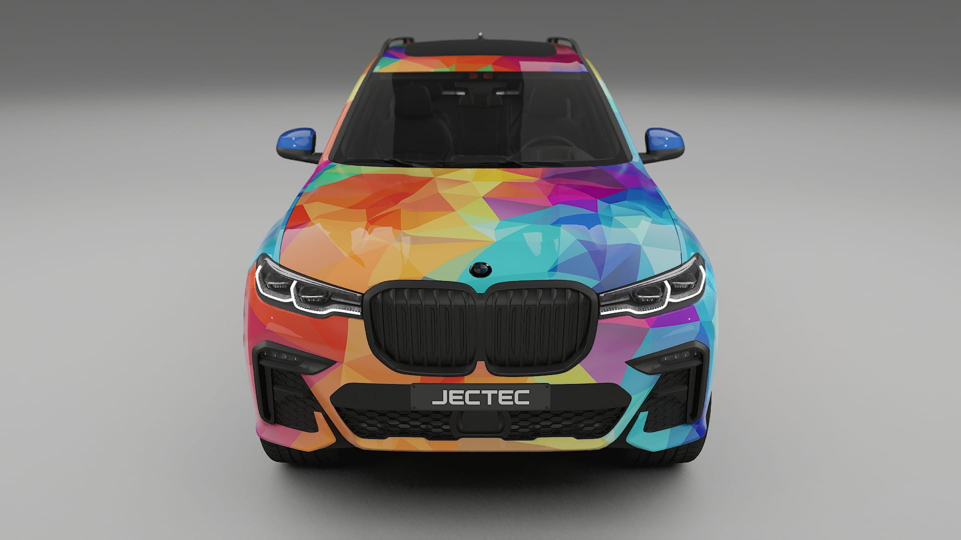 BMW X7 M G07 VECTOR VIBE – Design-Wrap PPF-Kit aus bedruckbarer Polyurethanfolie