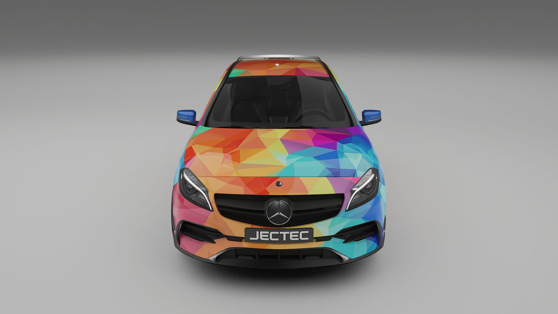 Mercedes A45 AMG W176 VECTOR WIBE Designed Wrap PPF Kit – Printable Polyurethane Film
