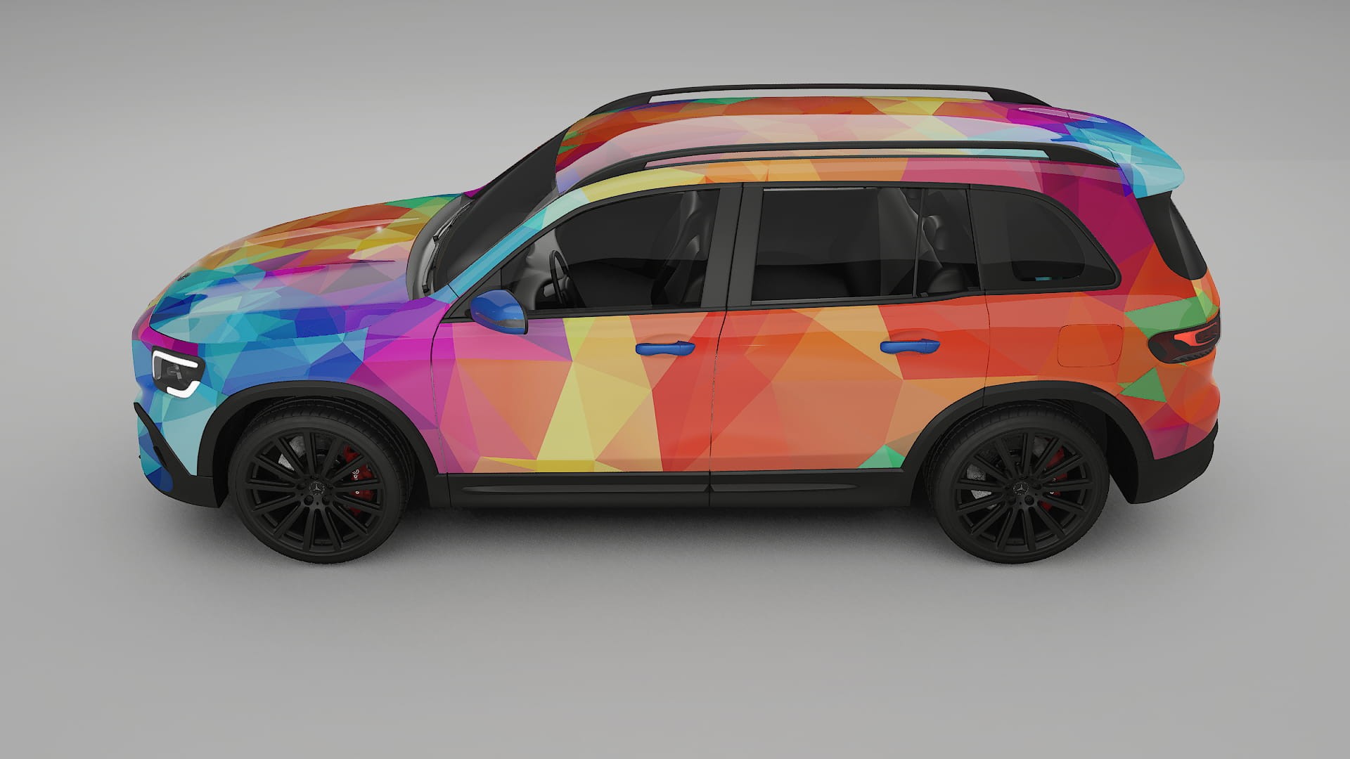Mercedes AMG GLB VECTOR VIBE – Design-Wrap PPF-Kit aus bedruckbarer Polyurethanfolie