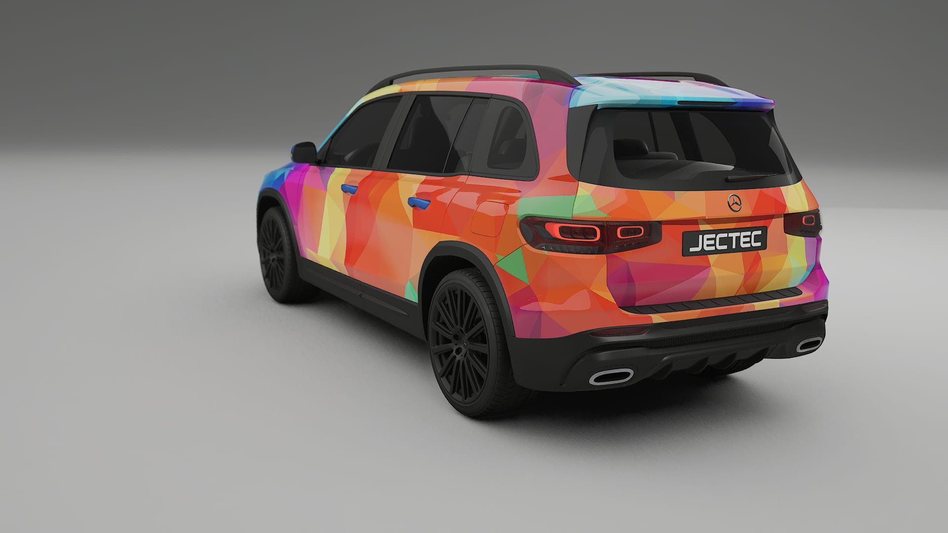 Mercedes AMG GLB VECTOR WIBE Designed Wrap PPF Kit – Printable Polyurethane Film