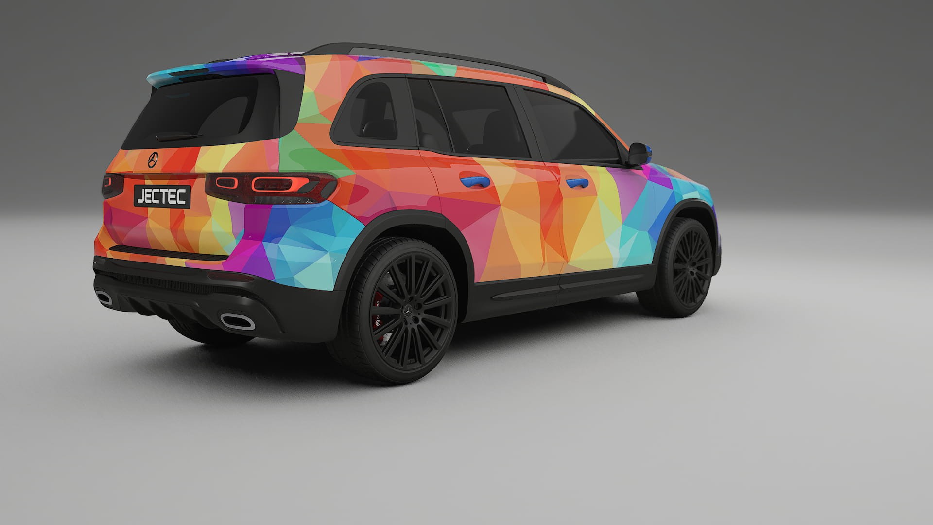 Mercedes AMG GLB VECTOR WIBE Designed Wrap PPF Kit – Printable Polyurethane Film