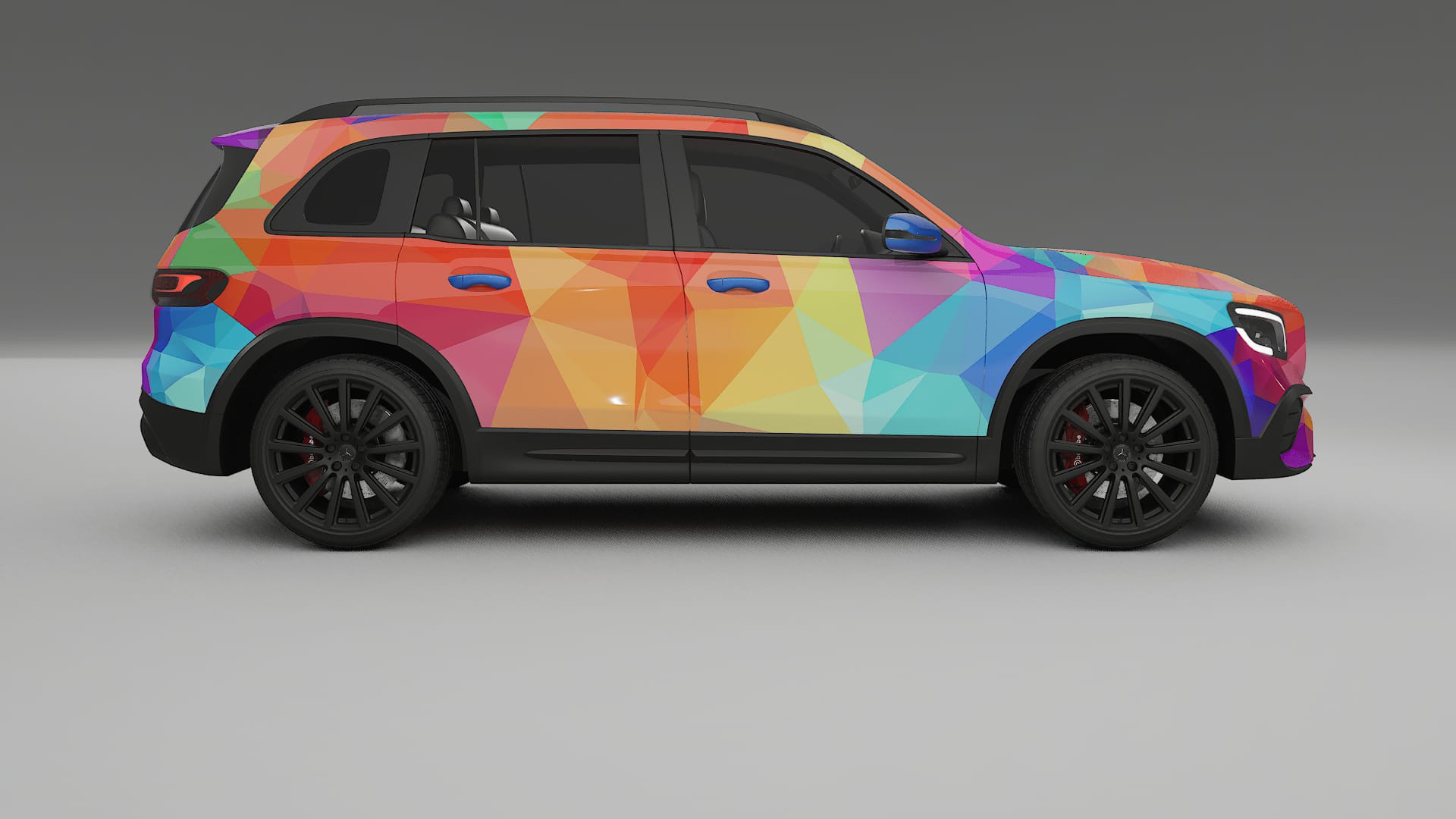 Mercedes AMG GLB VECTOR WIBE Designed Wrap PPF Kit – Printable Polyurethane Film