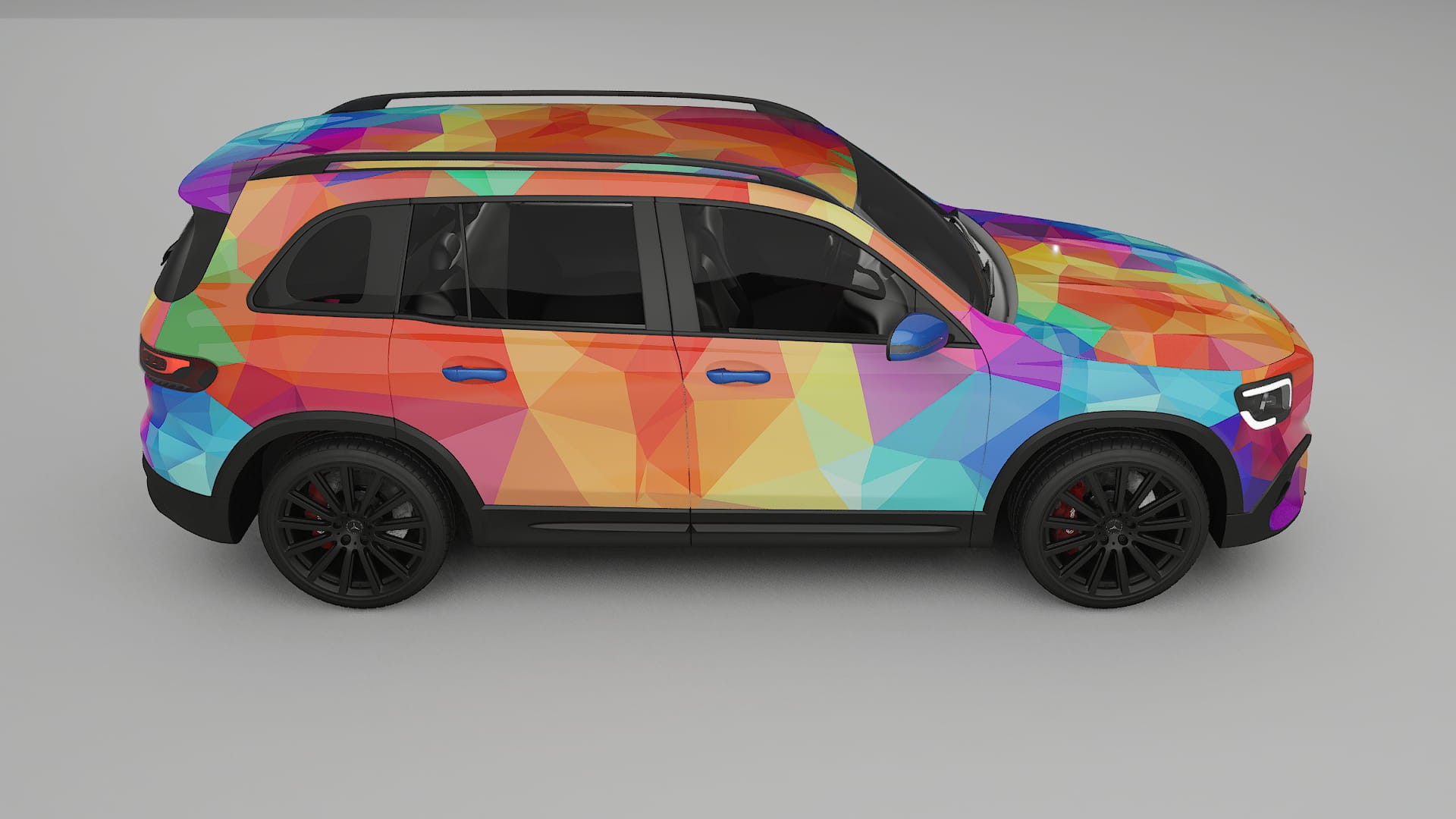 Mercedes AMG GLB VECTOR WIBE Designed Wrap PPF Kit – Printable Polyurethane Film