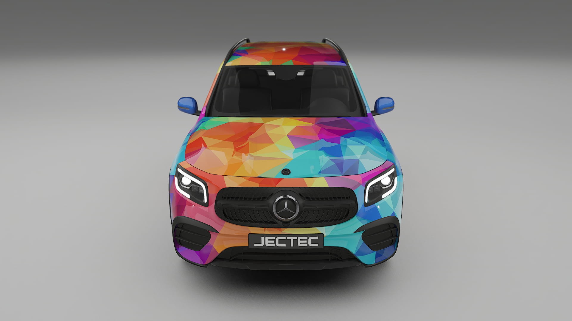 Mercedes AMG GLB VECTOR VIBE Designed Wrap PPF Kit – Printable Polyurethane Film