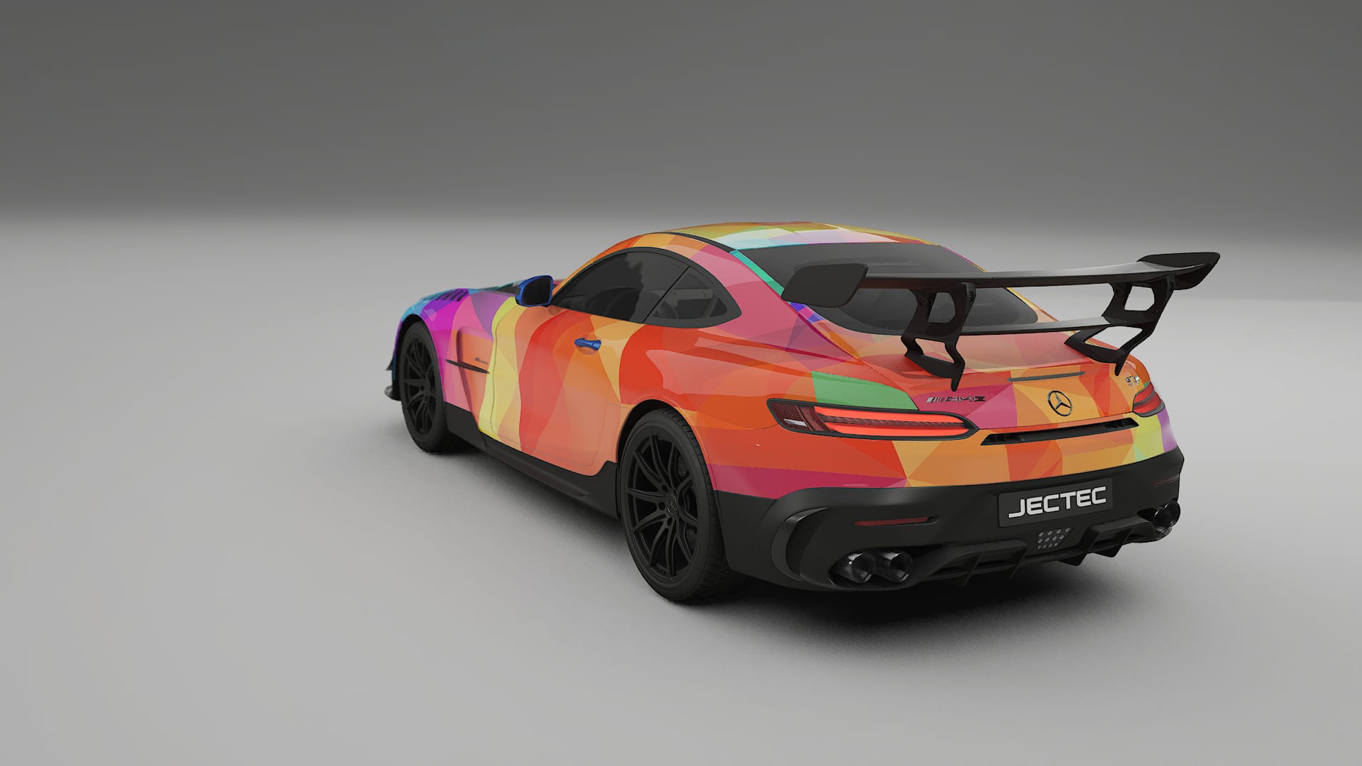 Mercedes AMG GT Black Series C192 Coupe VECTOR WIBE Designed Wrap PPF Kit – Printable Polyurethane Film