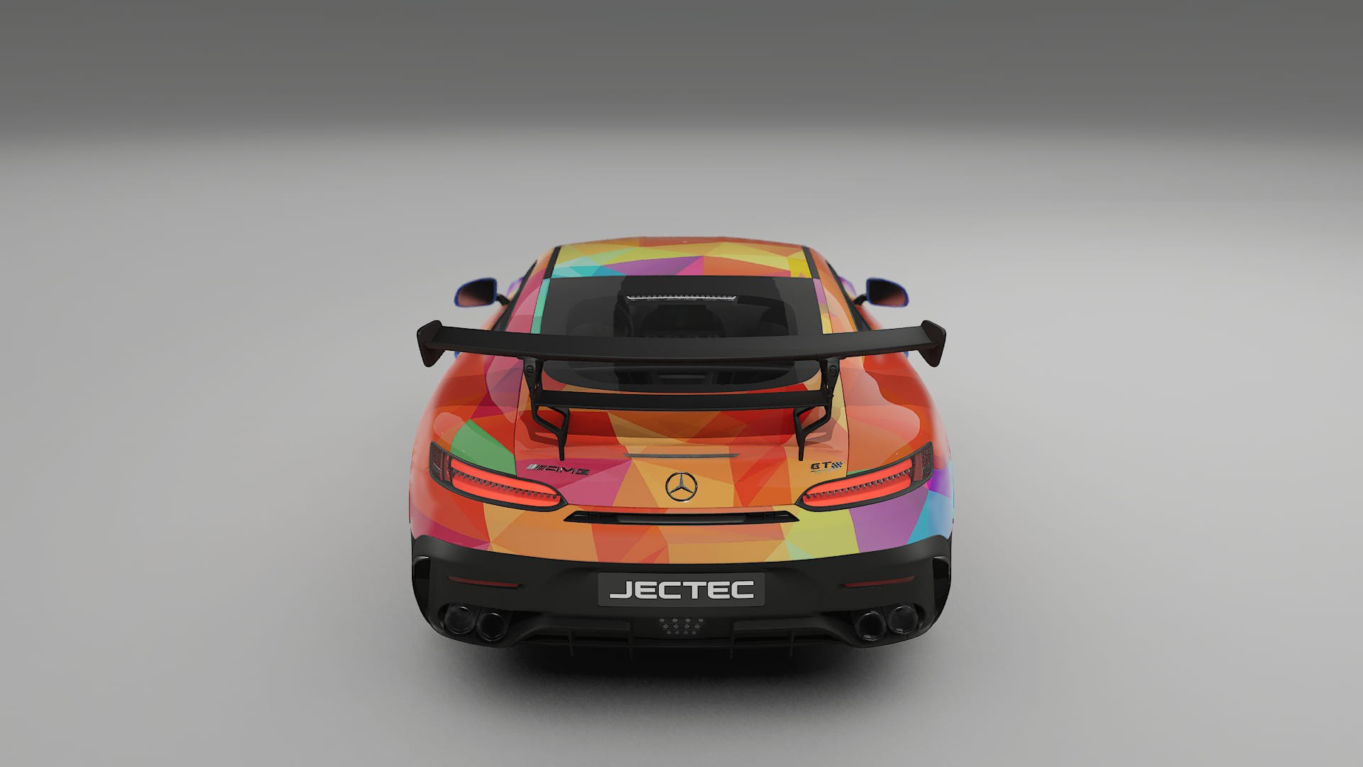 Mercedes AMG GT Black Series C192 Coupe VECTOR VIBE – Design-Wrap PPF-Kit aus bedruckbarer Polyurethanfolie